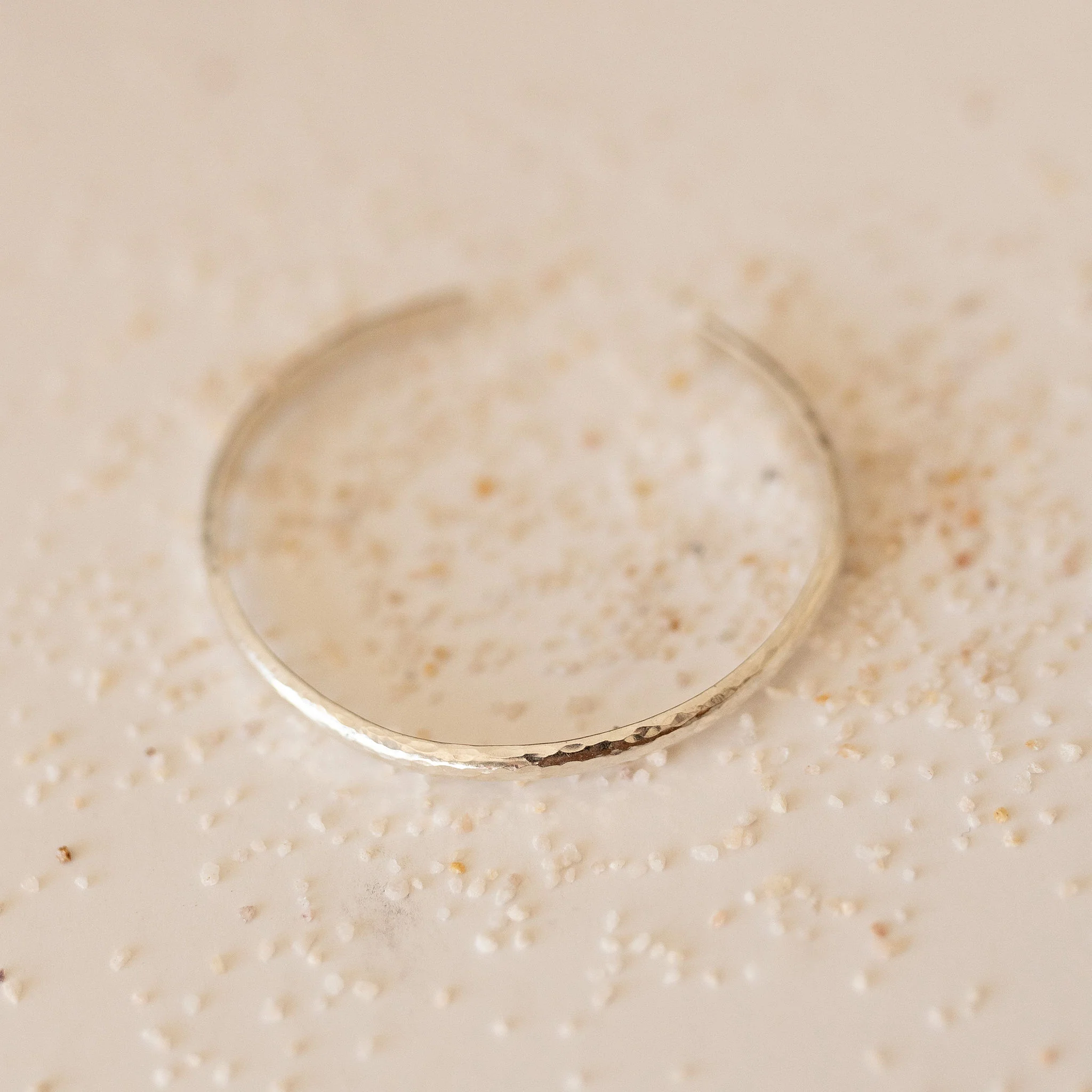 6 Ga. Hammered Cuff Bracelet - Image 3