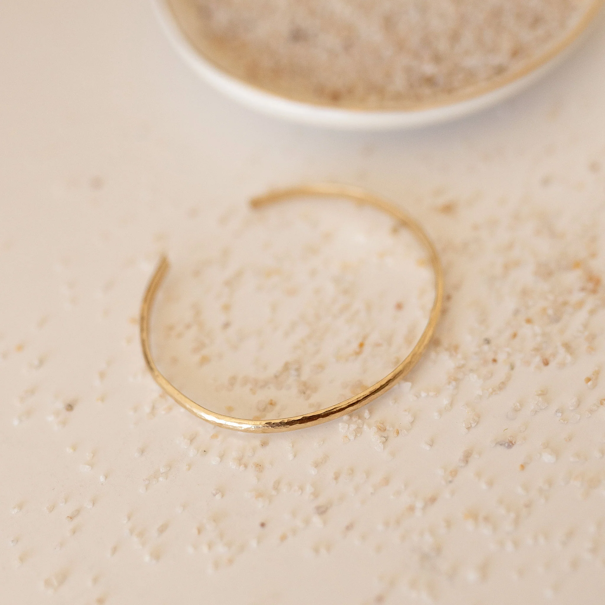 8 Ga. Hammered Cuff Bracelet - Image 5