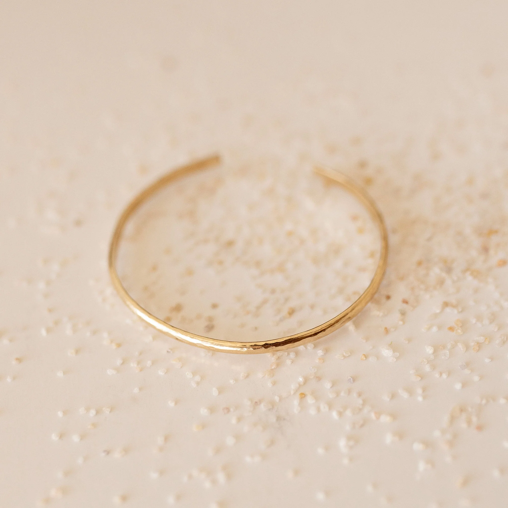 8 Ga. Hammered Cuff Bracelet - Image 6