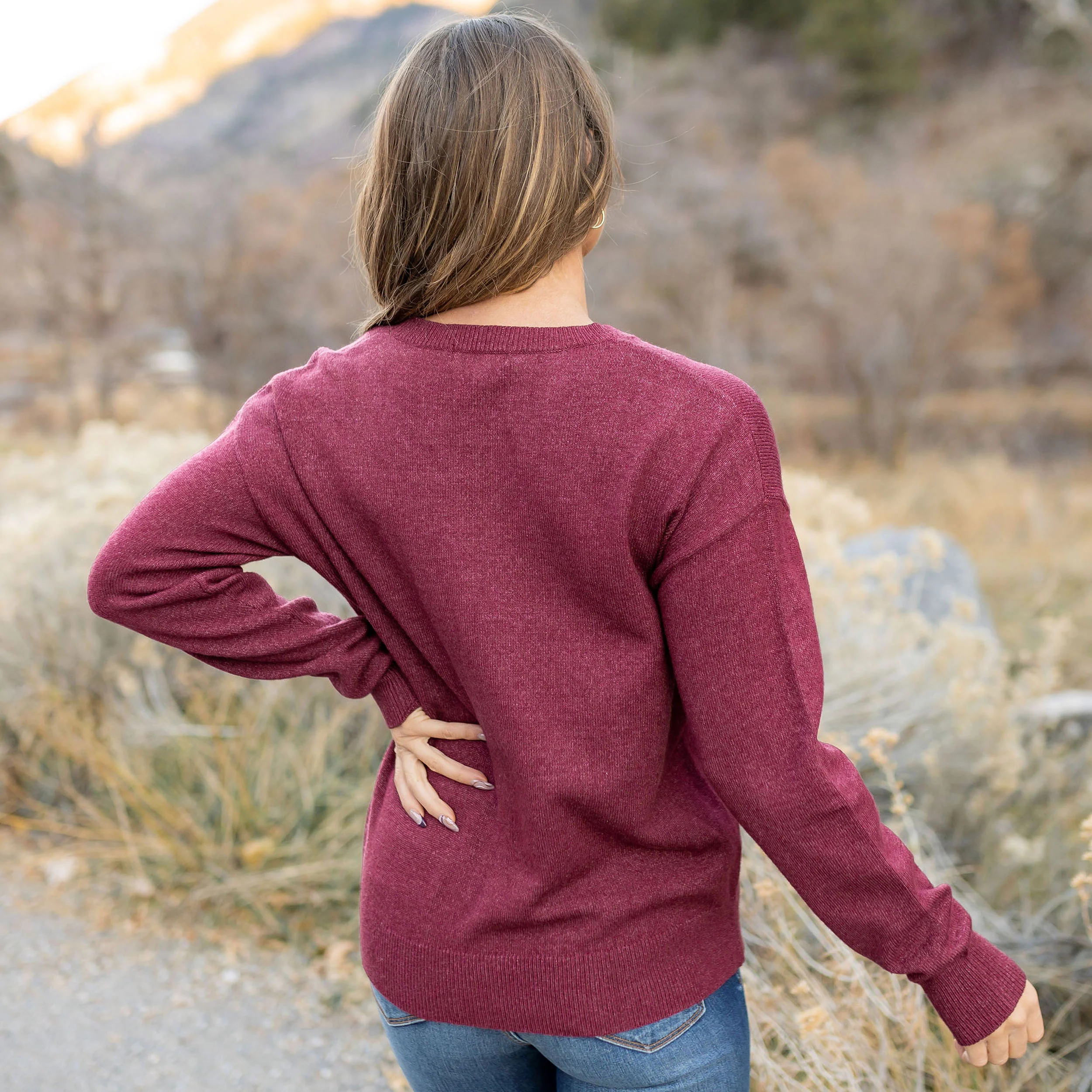Arlo Sweater - Red Speckle - Image 4