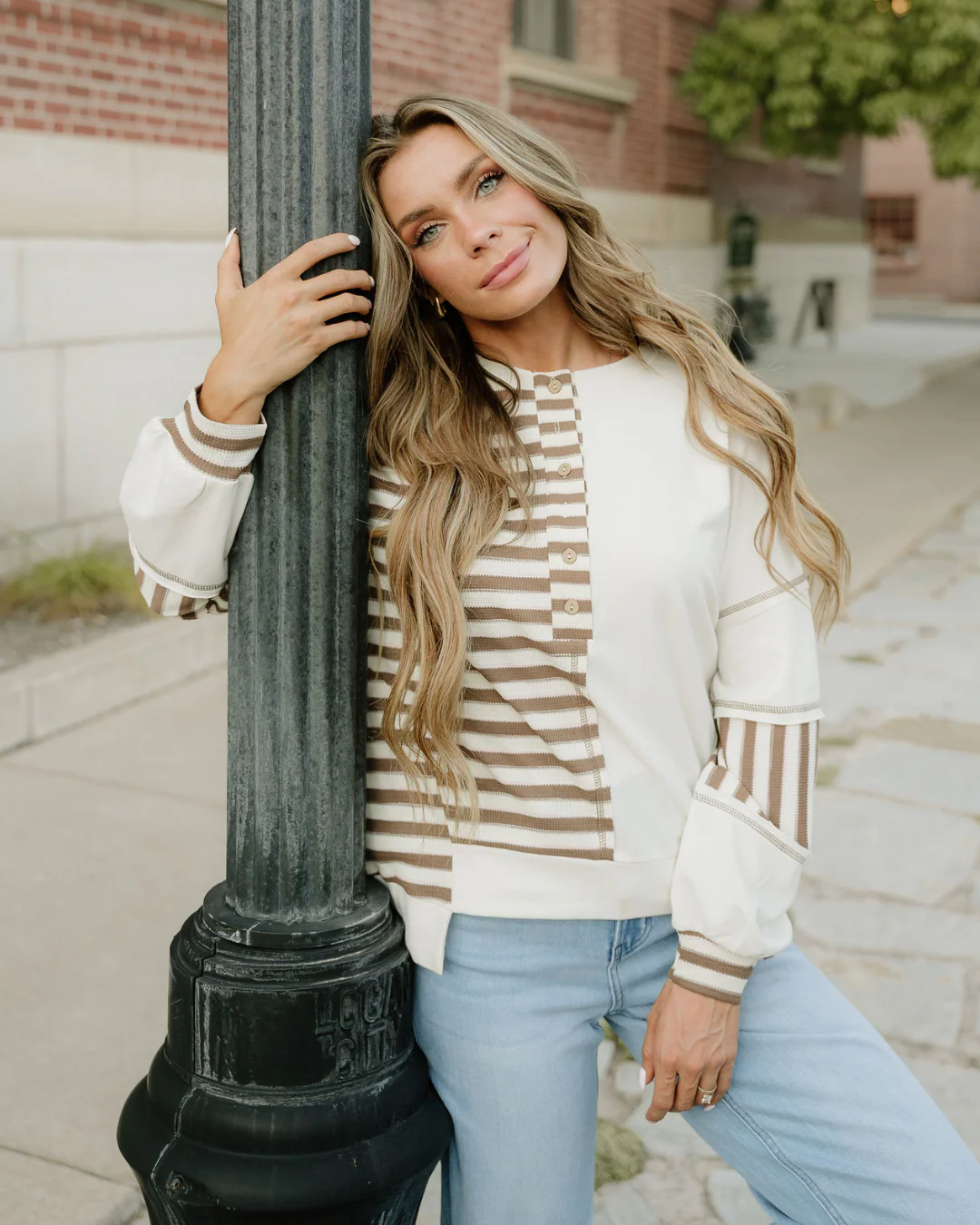 Bennie Top - Brown - Image 3