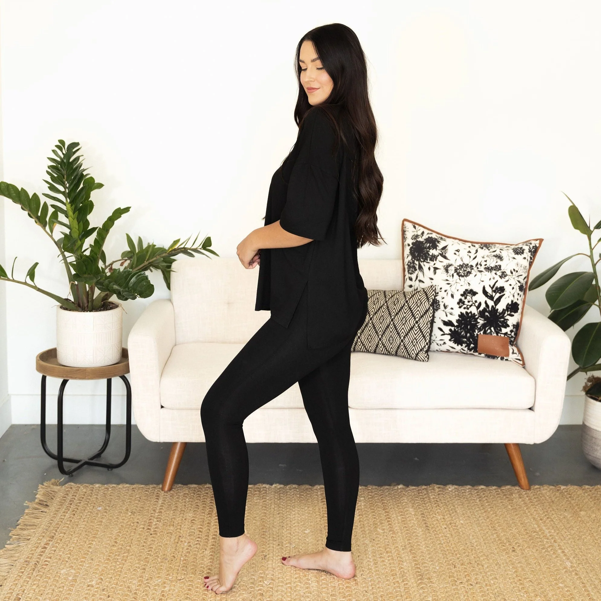 Blythe Loungewear Set - Black - Image 4
