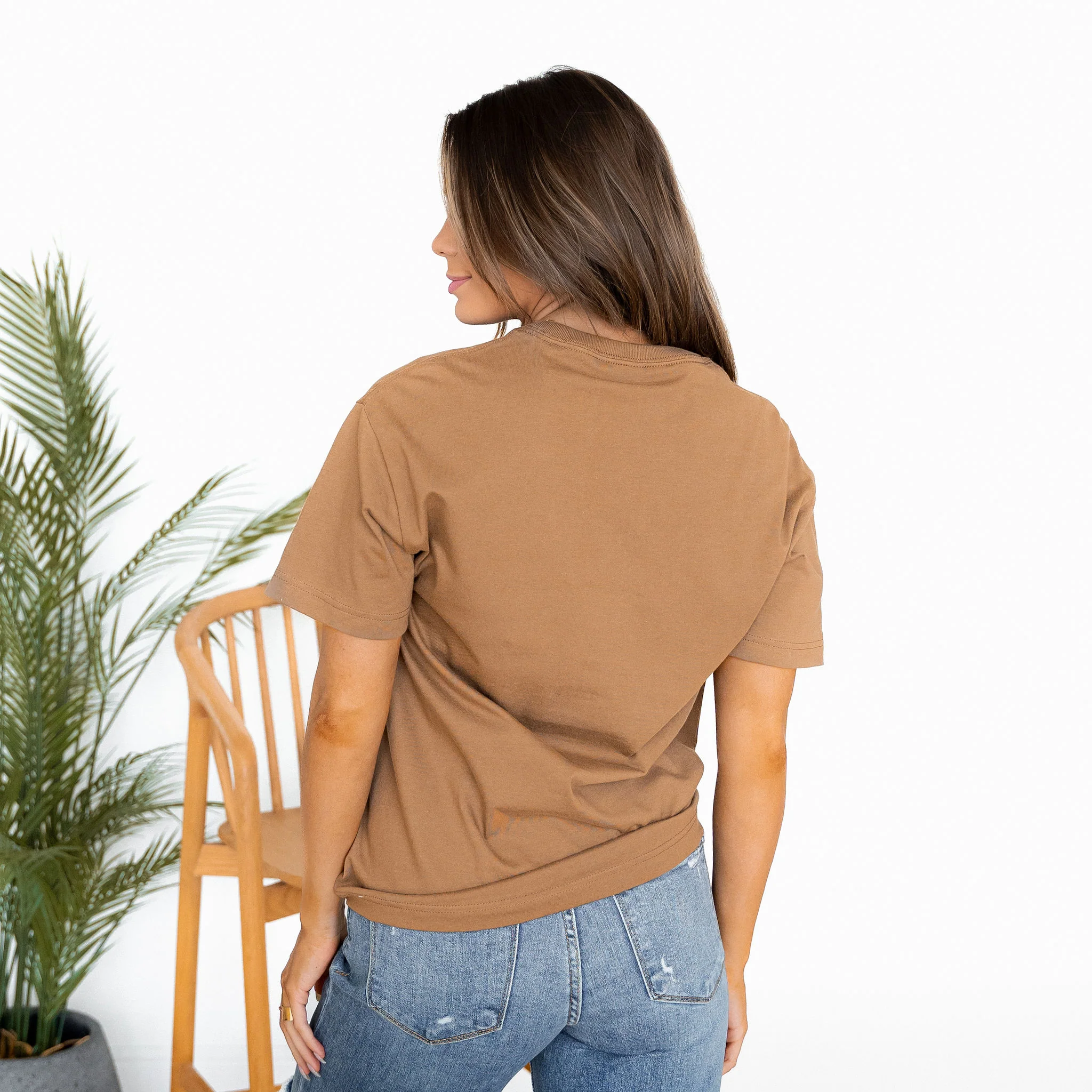 Boyfriend Tee - Mocha - Image 4