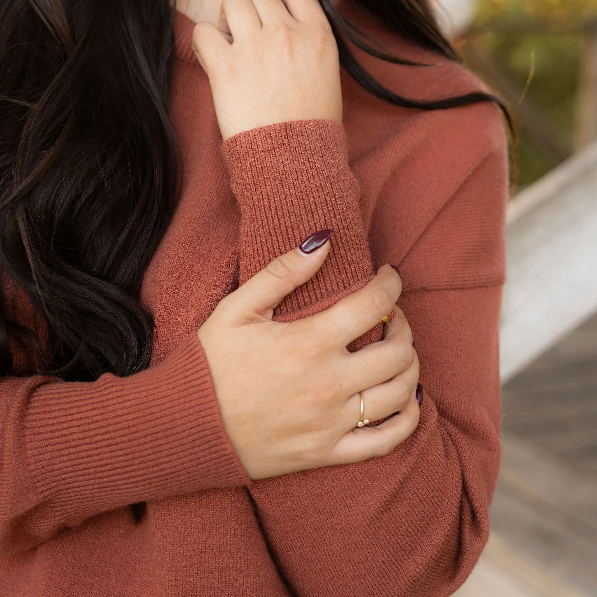 Camilla Sweater - Light Rust - Image 5