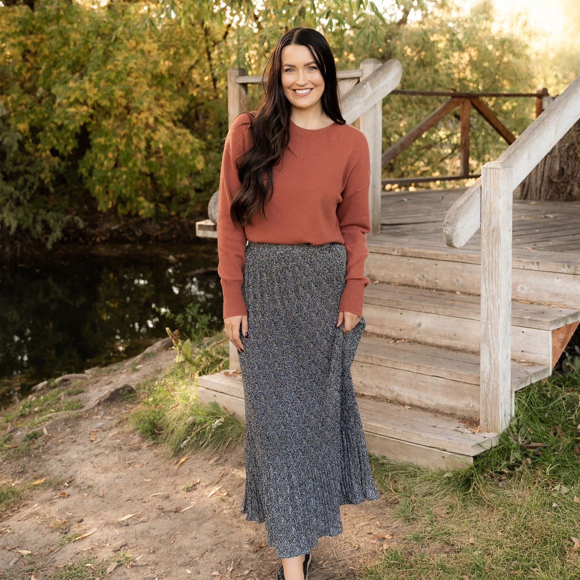 Camilla Sweater - Light Rust - Image 6