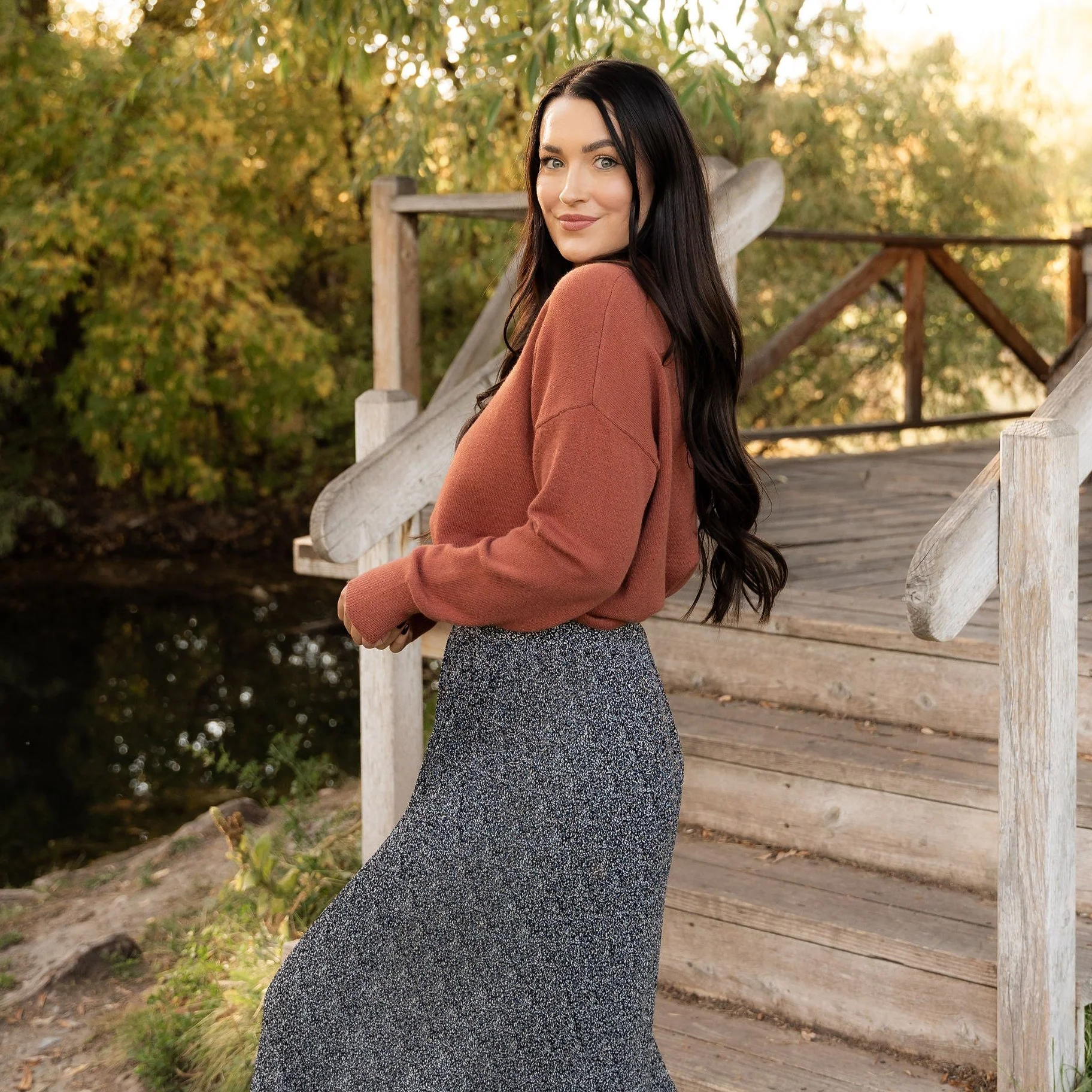 Camilla Sweater - Light Rust - Image 7