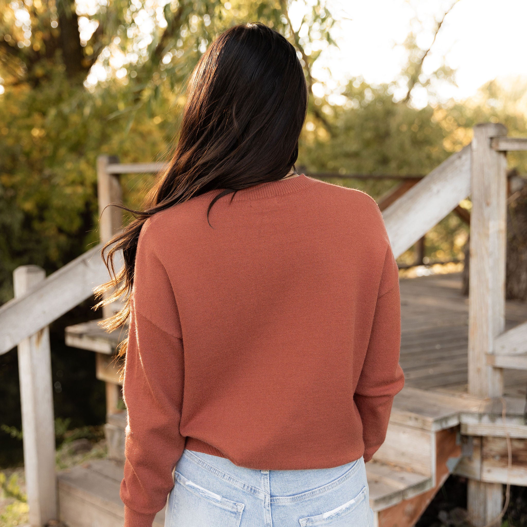 Camilla Sweater - Light Rust - Image 8