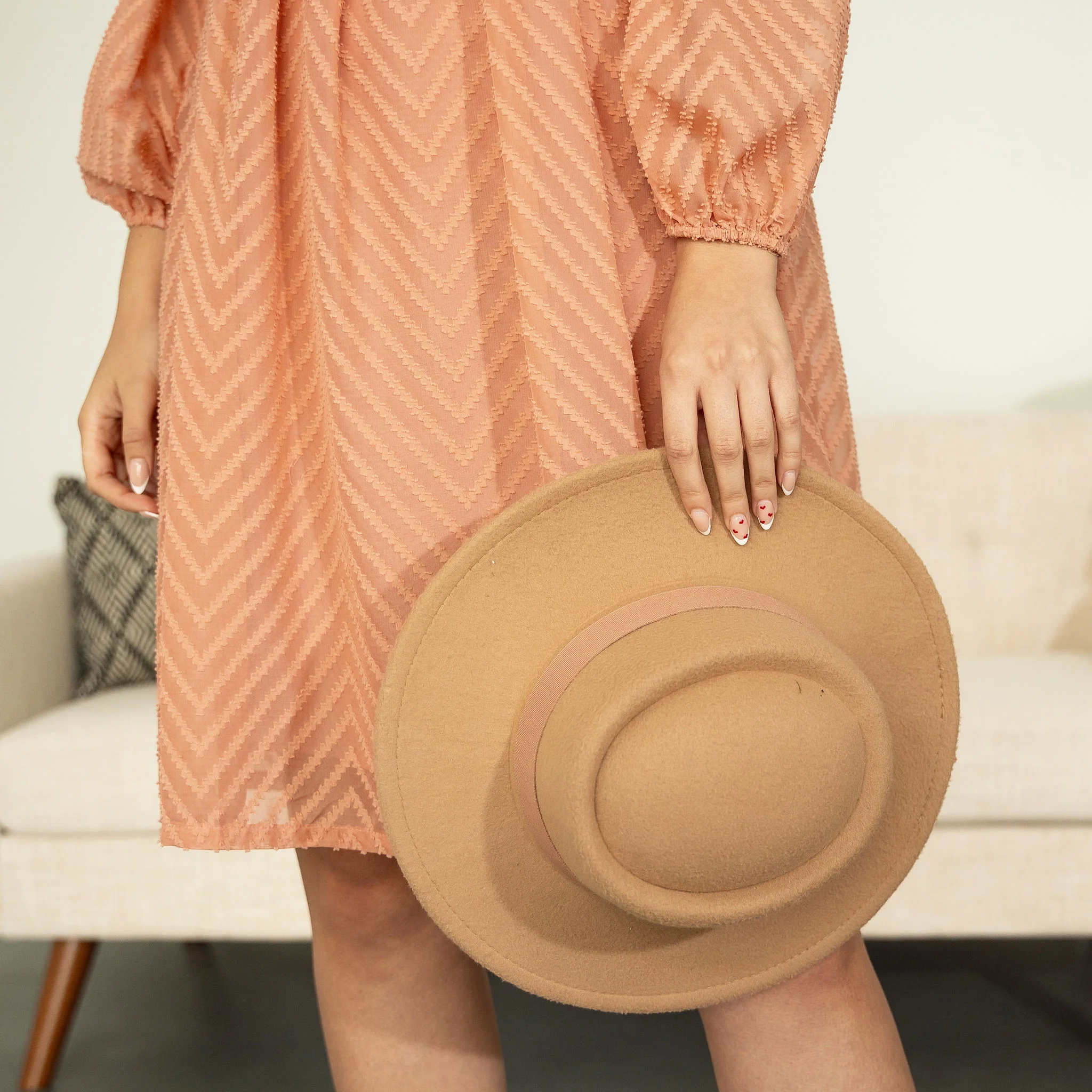 Carmen Dress - Dusty Melon - Image 12