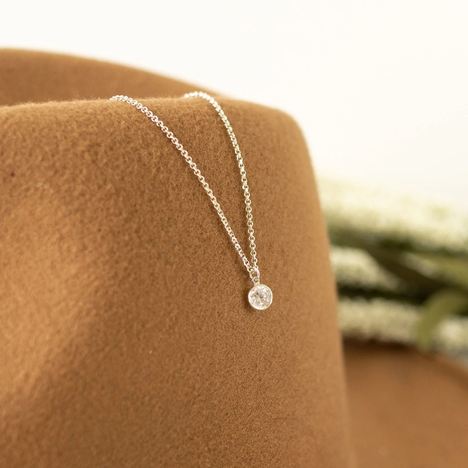 CZ Pendant Necklace - Image 5