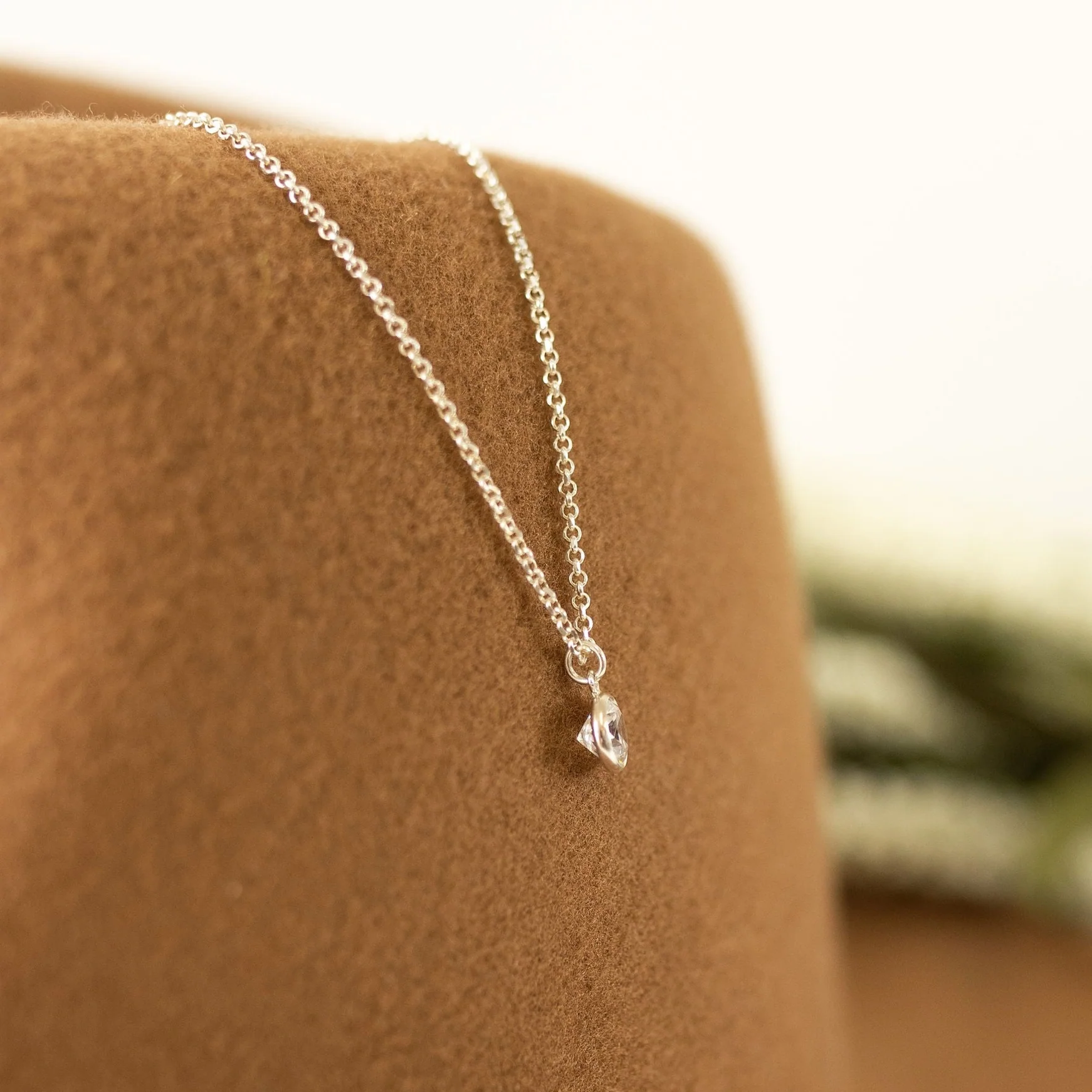 CZ Pendant Necklace - Image 7