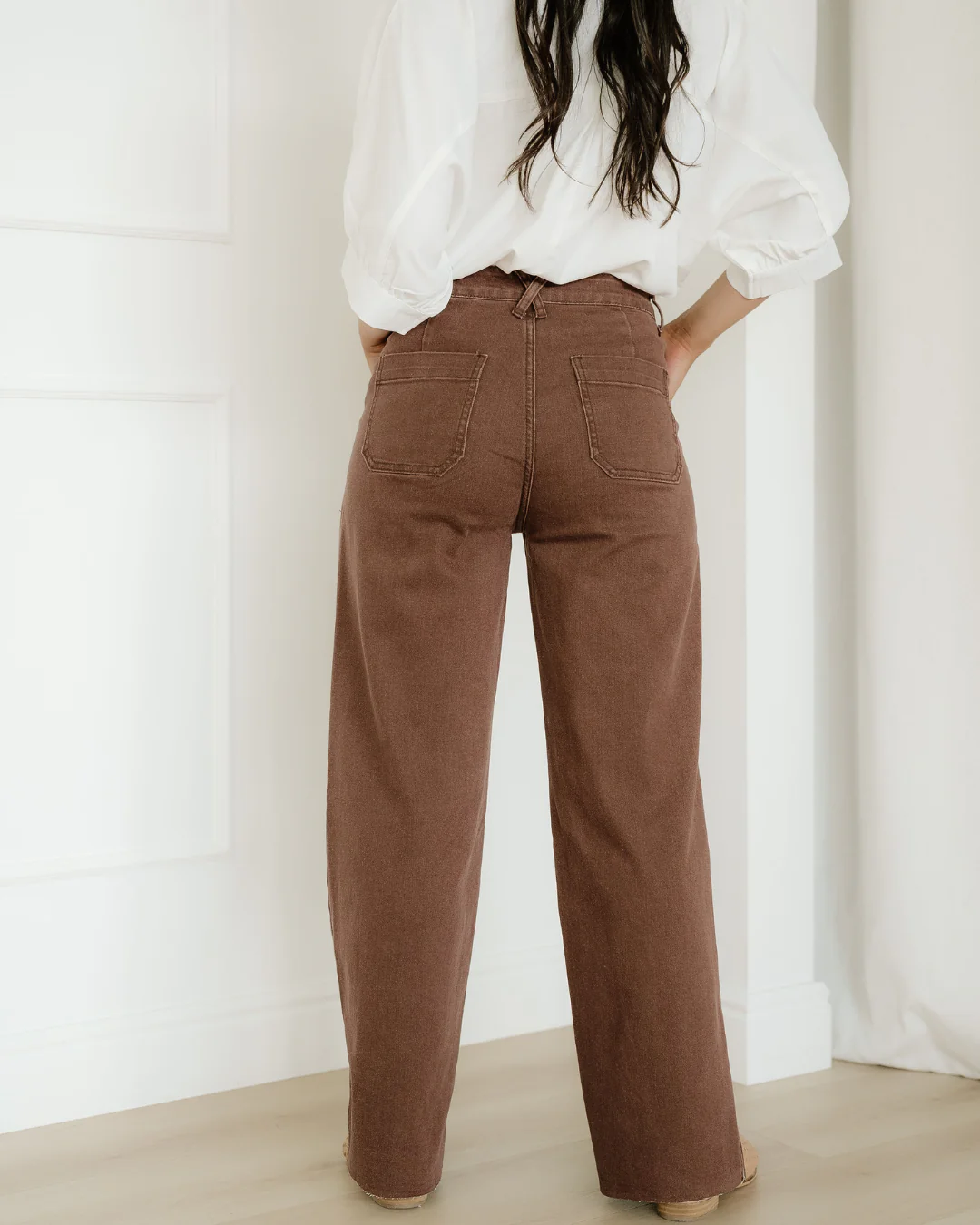 Rylan Retro Washed Patch Pocket Loose Jeans - Image 6