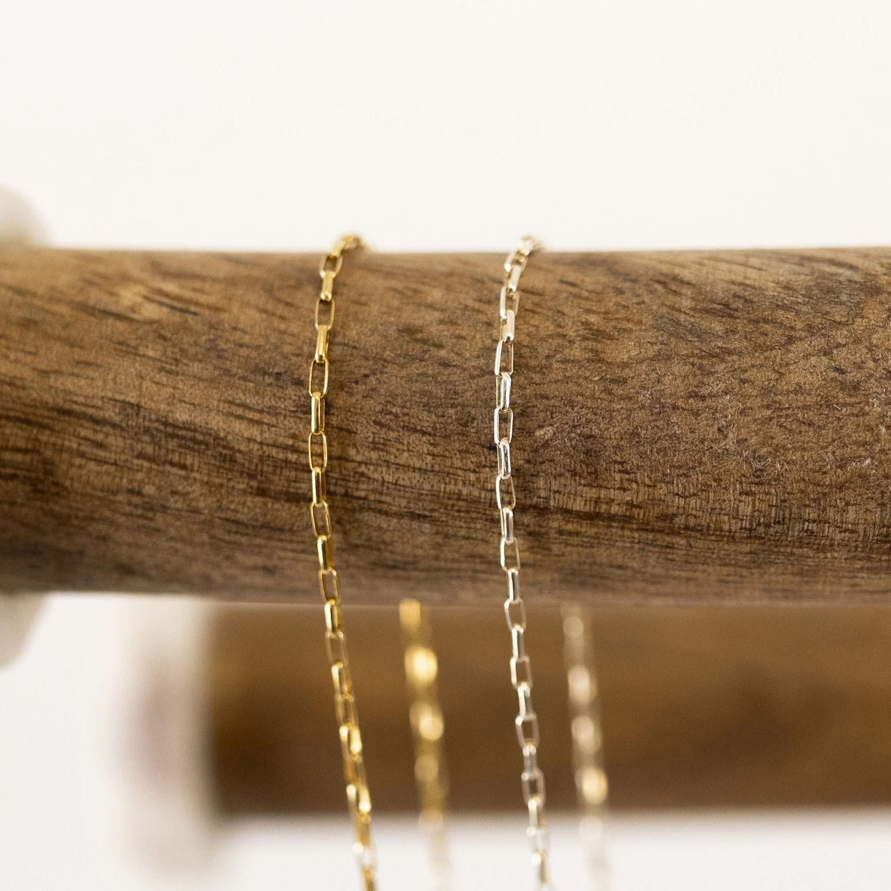 Delicate Elongated Oval Necklace - Image 13