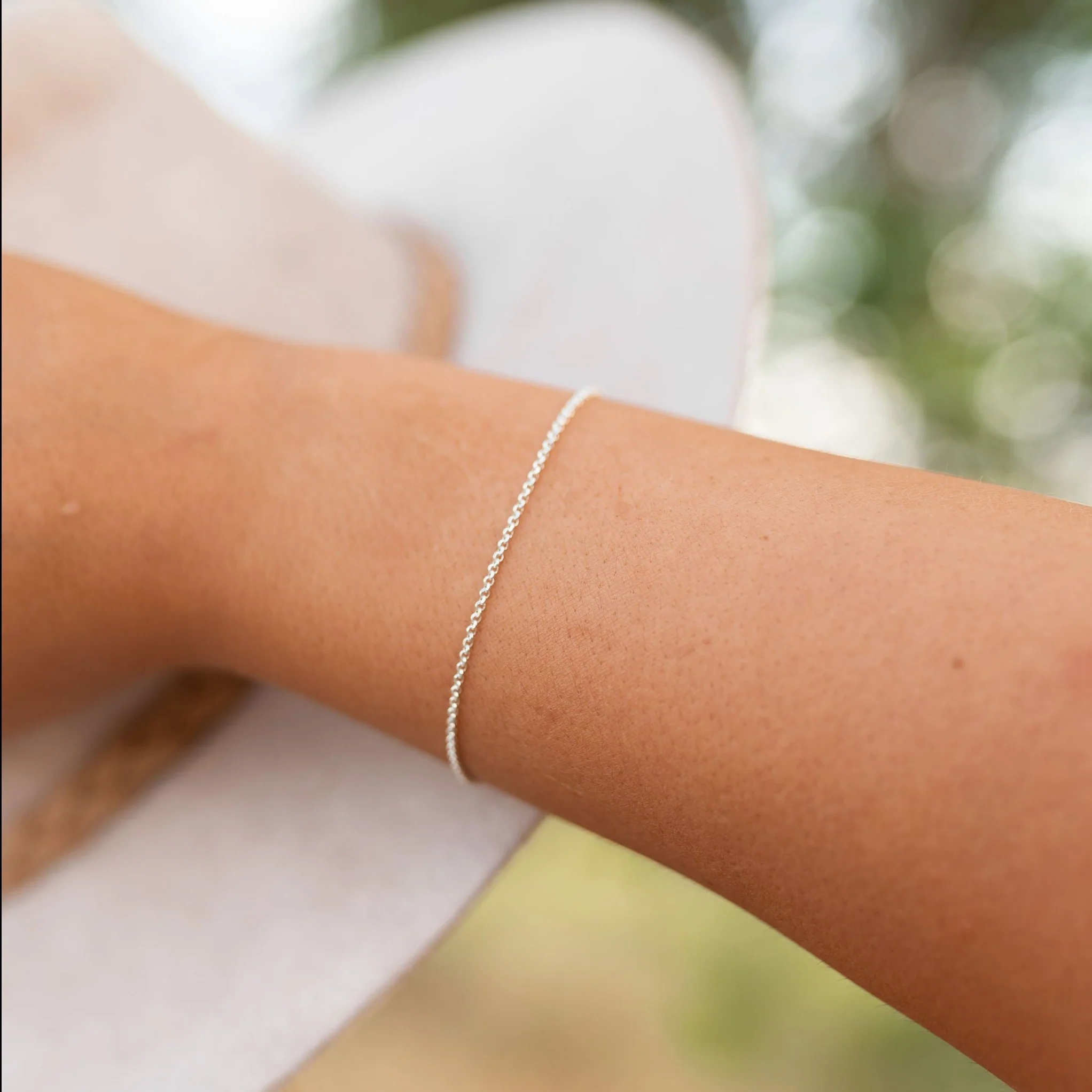 Delicate Rolo Bracelet - Image 2