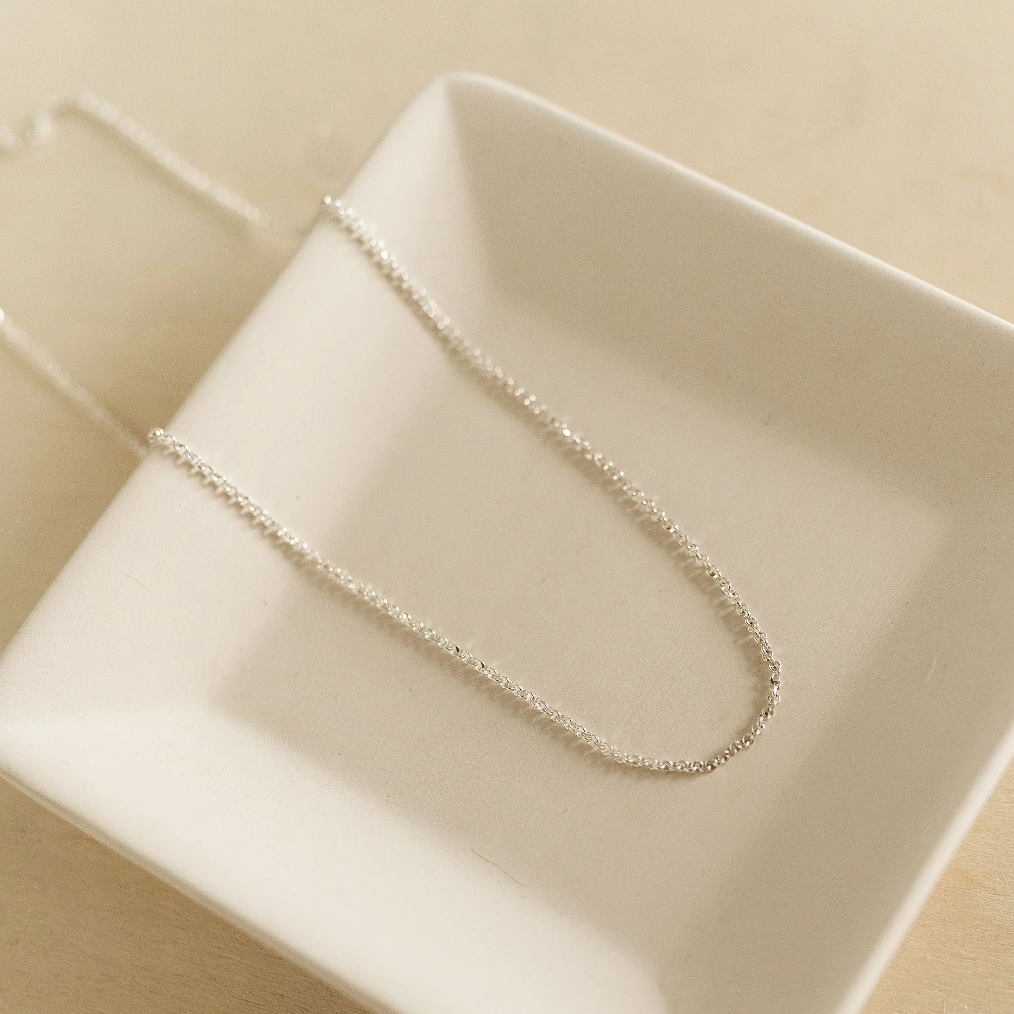 Delicate Rolo Necklace - Image 5