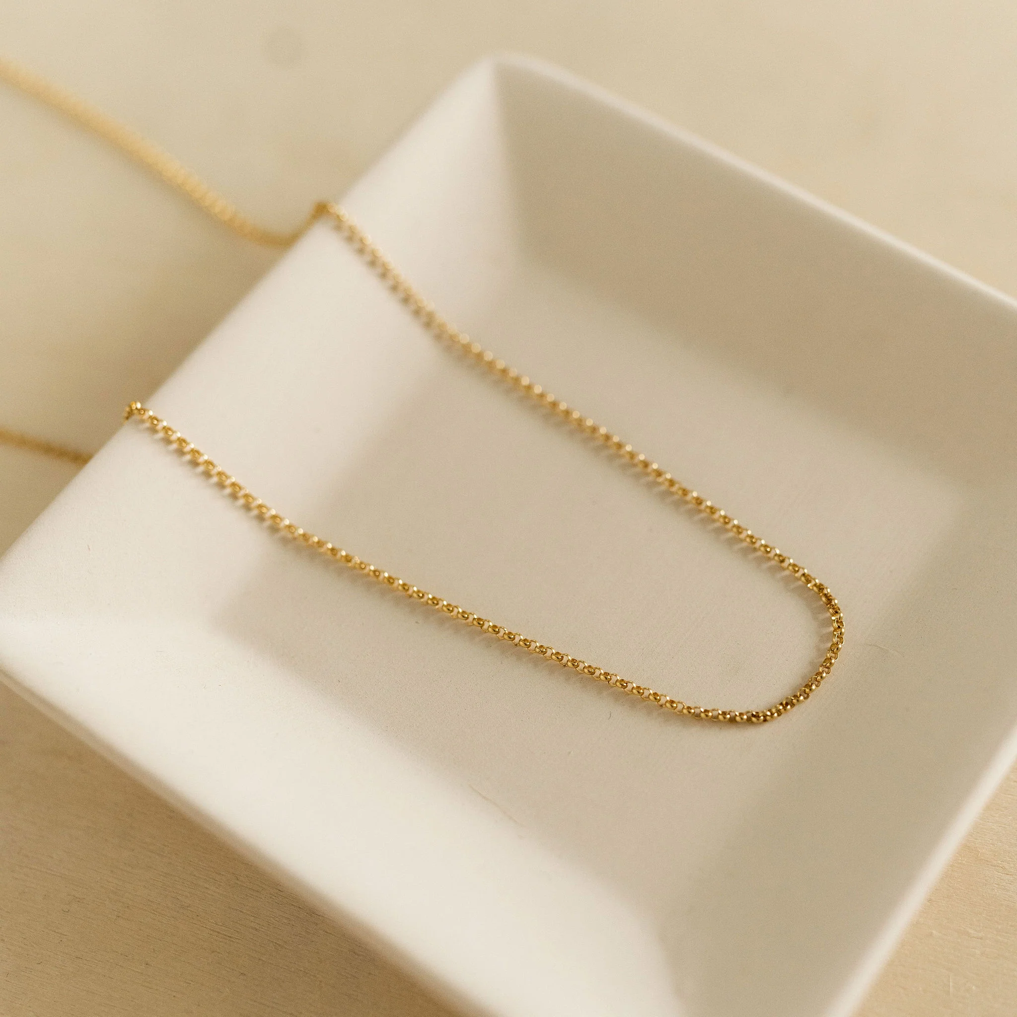 Delicate Rolo Necklace - Image 6