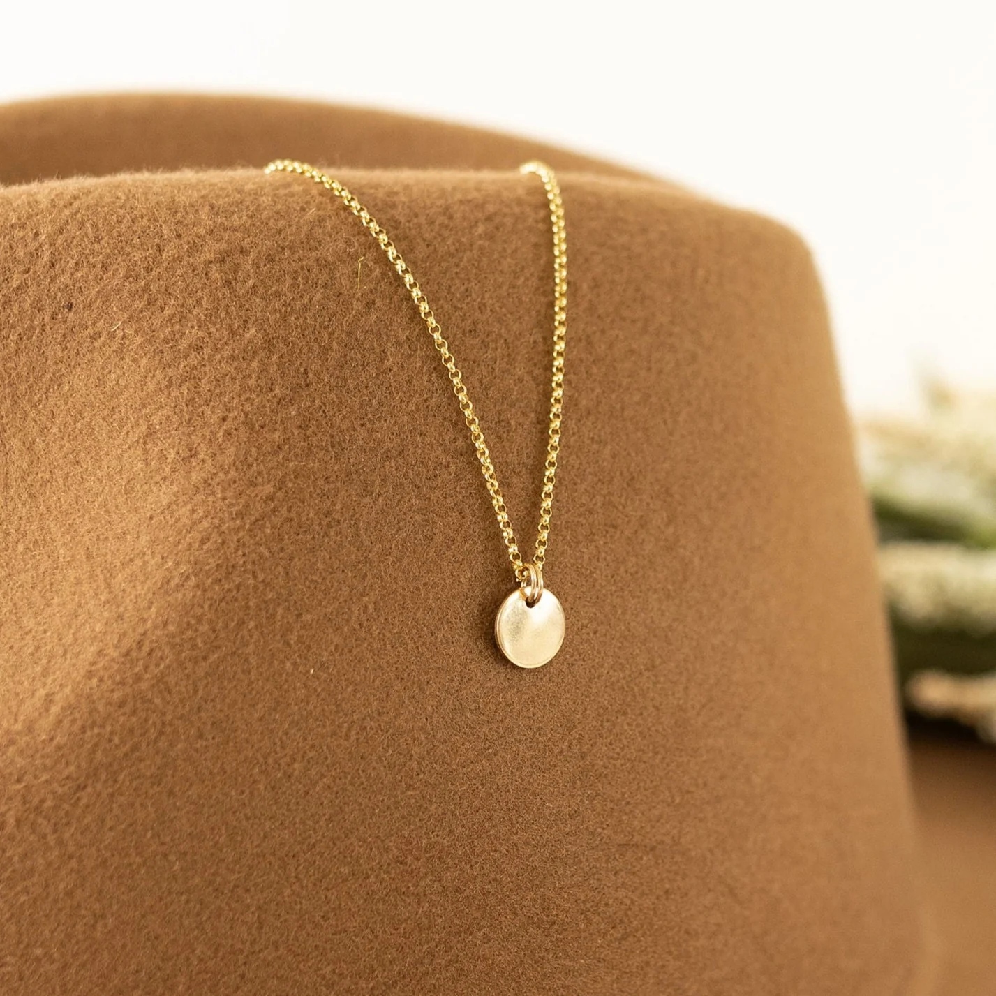 Disc Pendant Necklace - Image 5