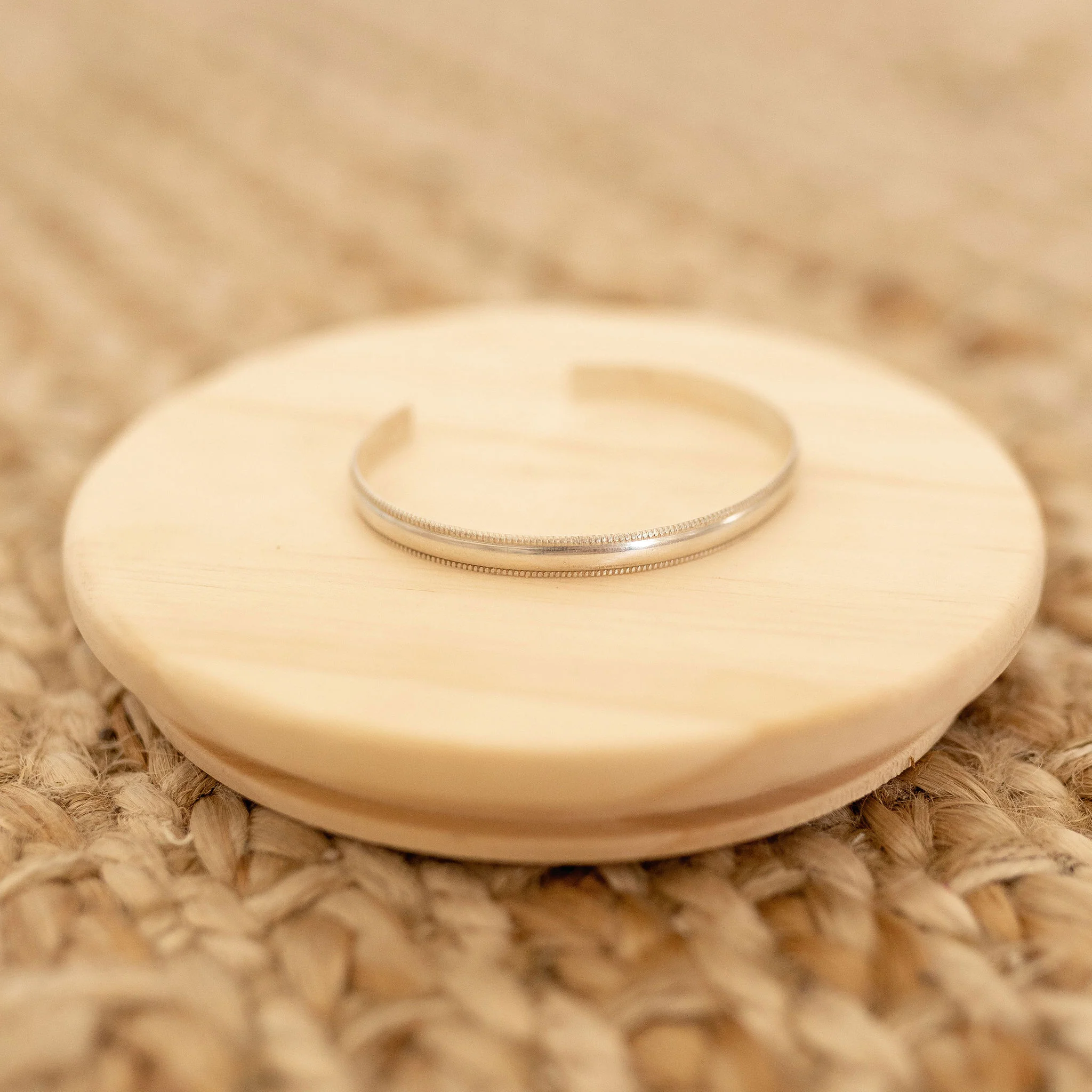 Edge Detail Cuff Bracelet - Image 2