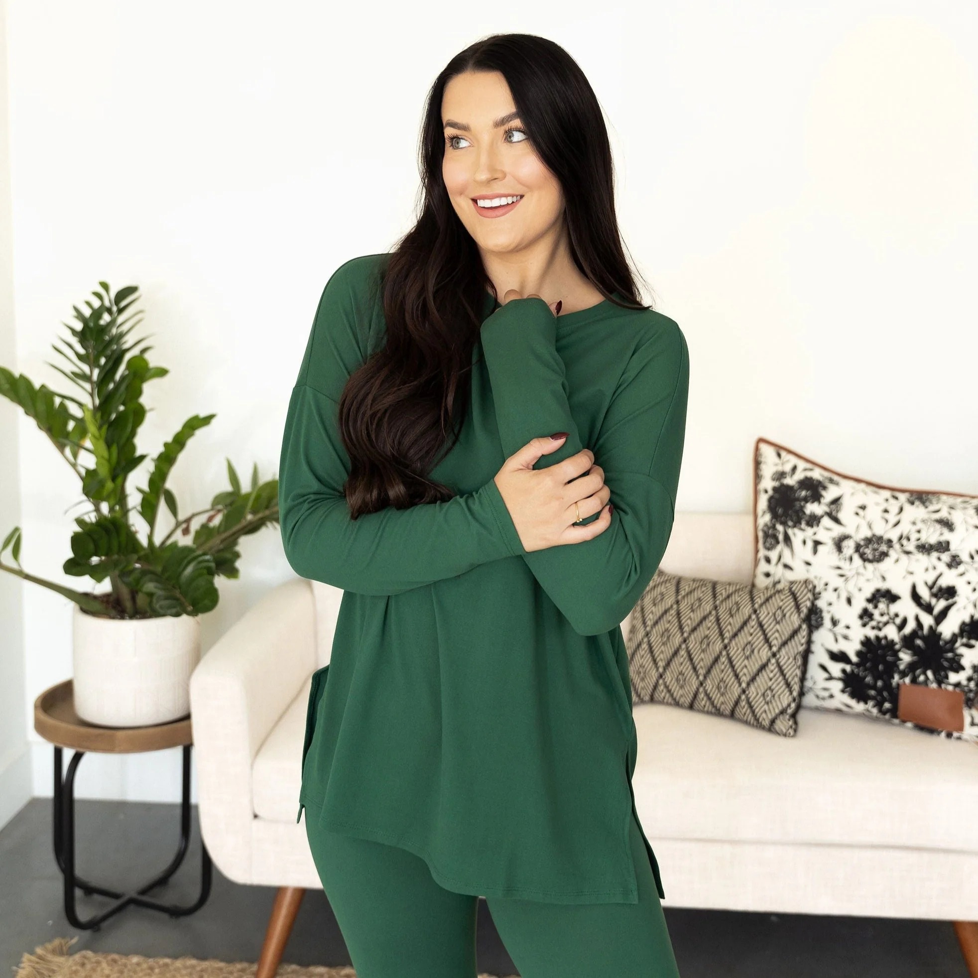Ellie Microfiber Set - Dark Green - Image 4