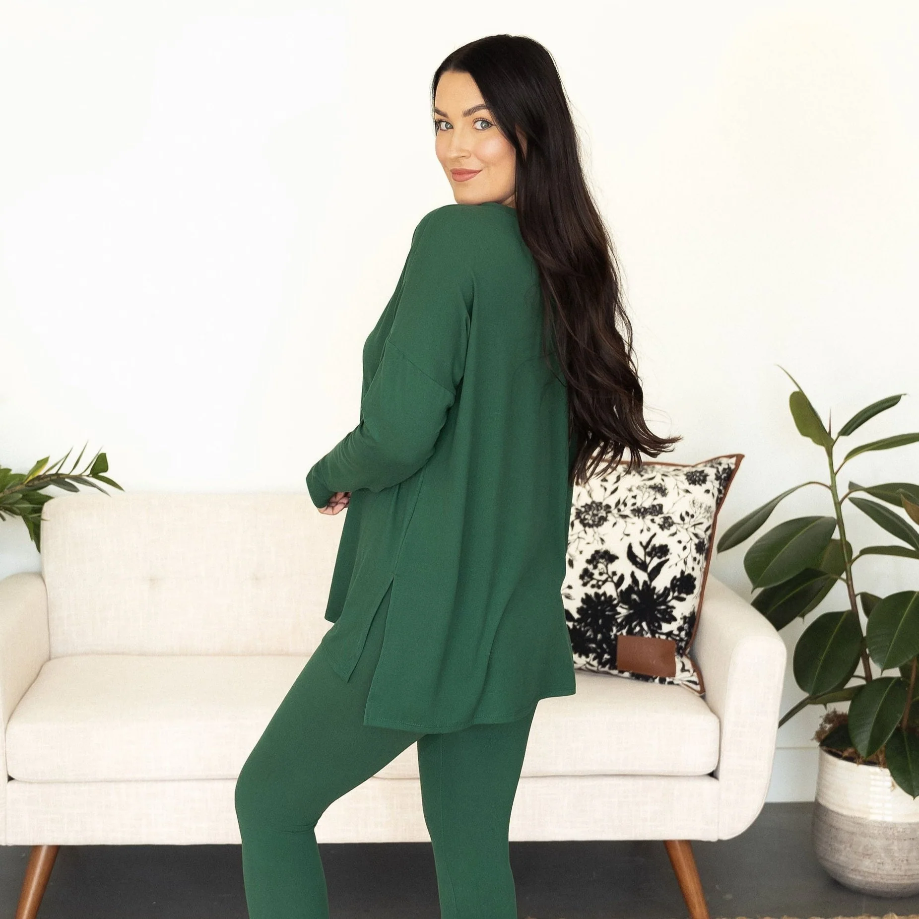 Ellie Microfiber Set - Dark Green - Image 7