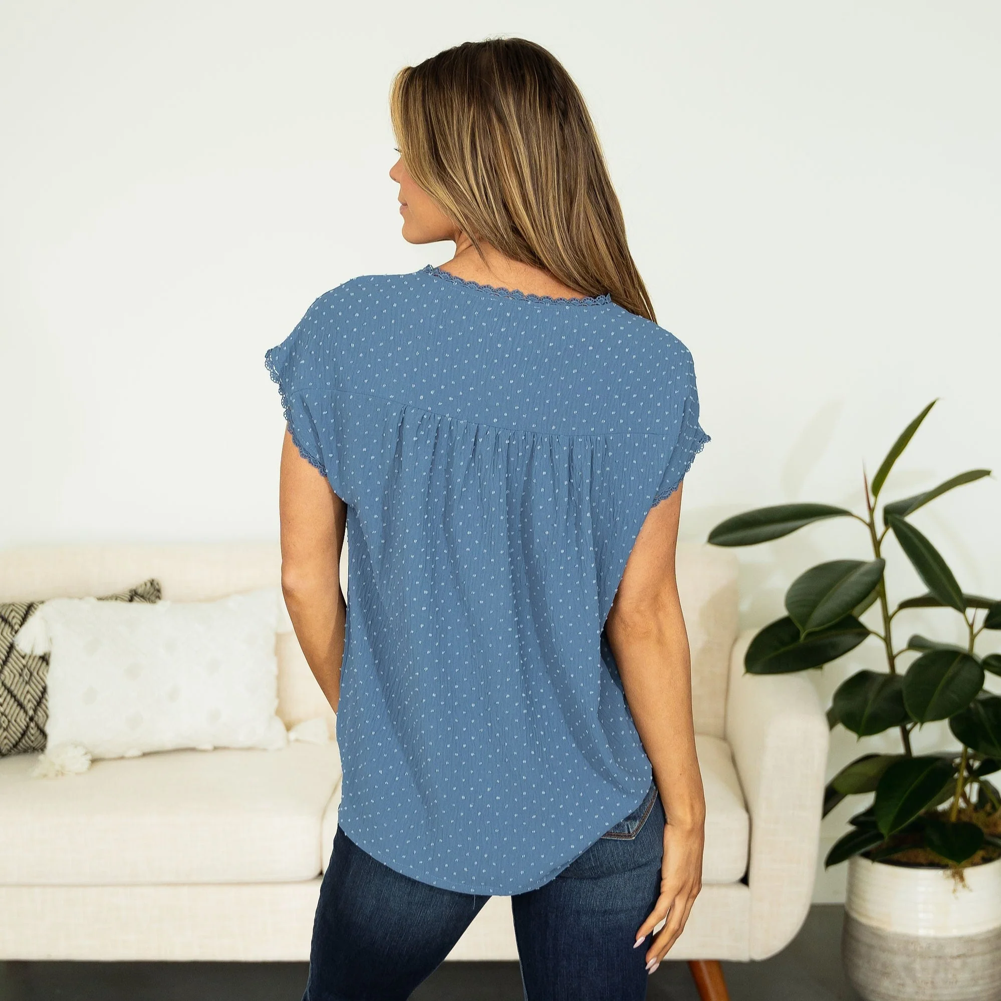 Elodie Blouse - Indigo - Image 6