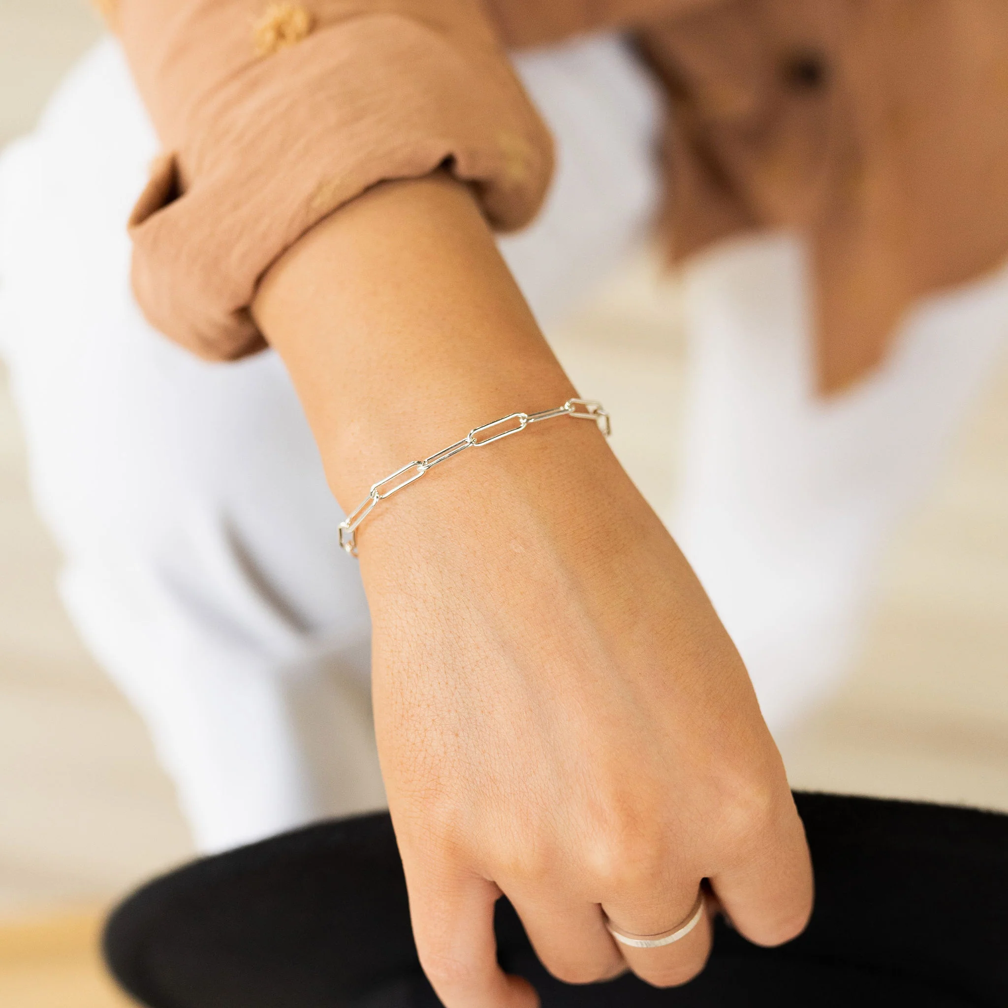 Elongated Oval Bracelet - Image 3