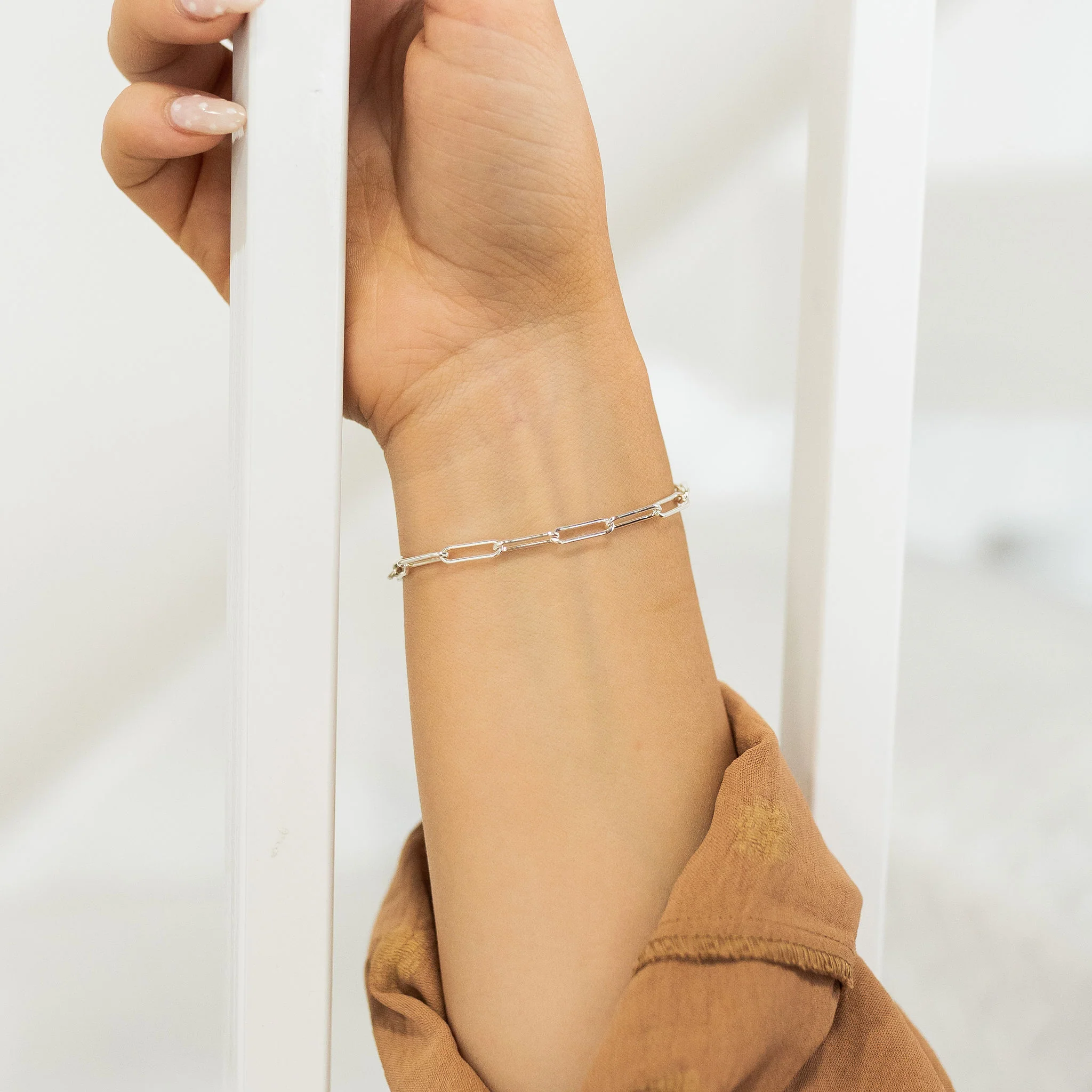 Elongated Oval Bracelet - Image 8