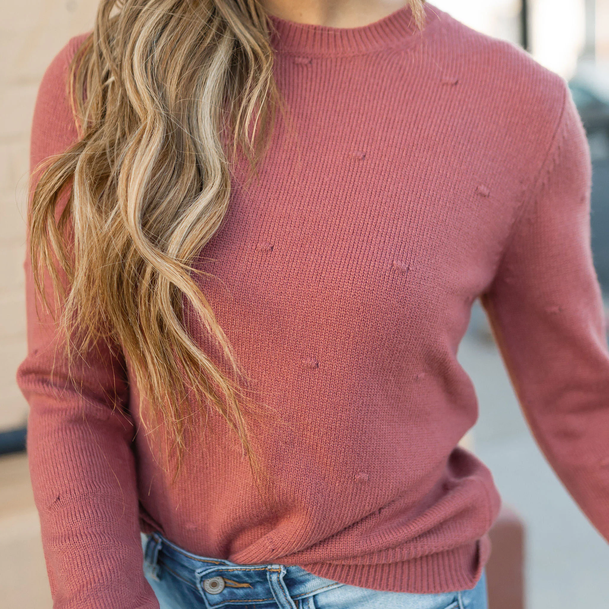 Emery Sweater - Currant - Image 4