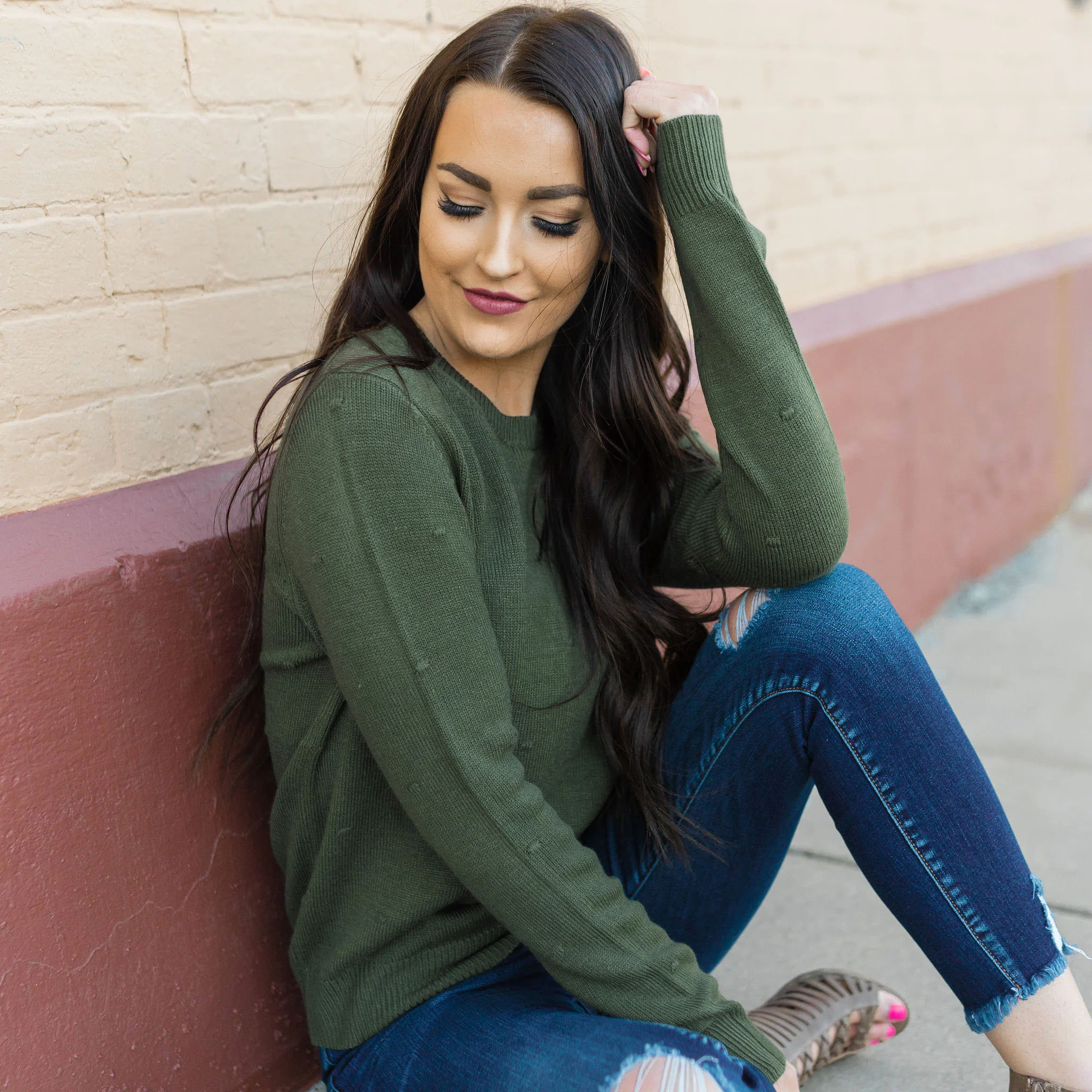 Emery Sweater - Forest - Image 3
