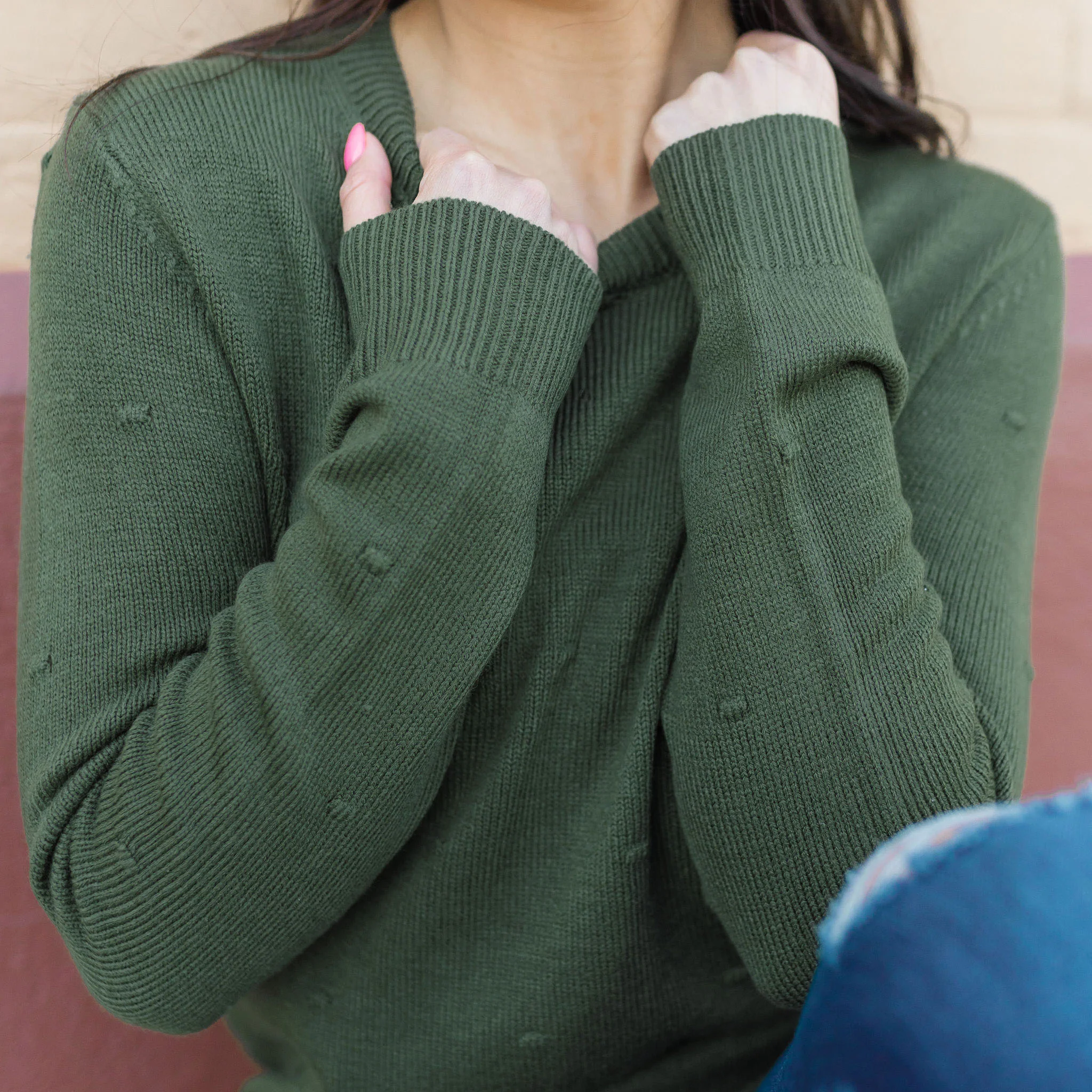 Emery Sweater - Forest - Image 4