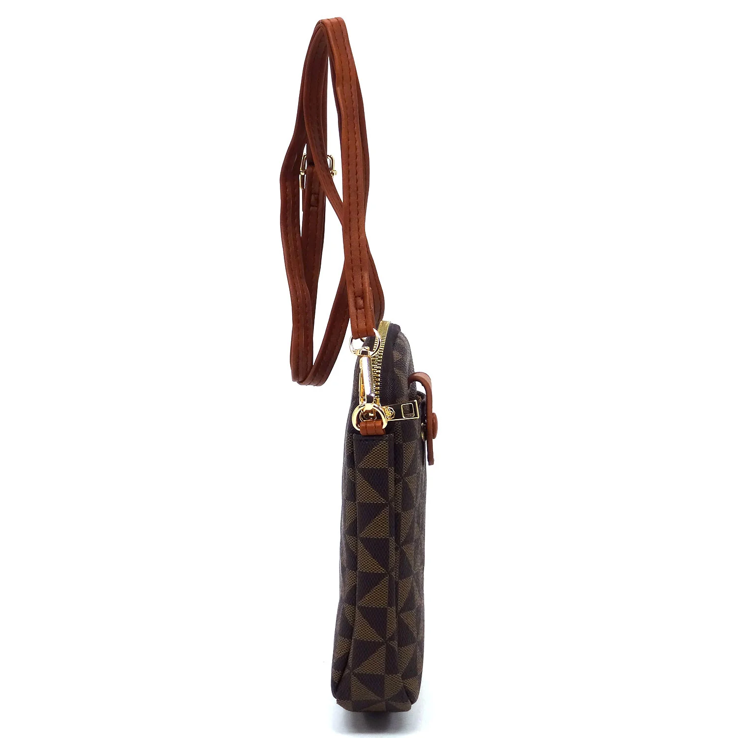 Gabby Cell Phone Purse - Coffee - Image 9