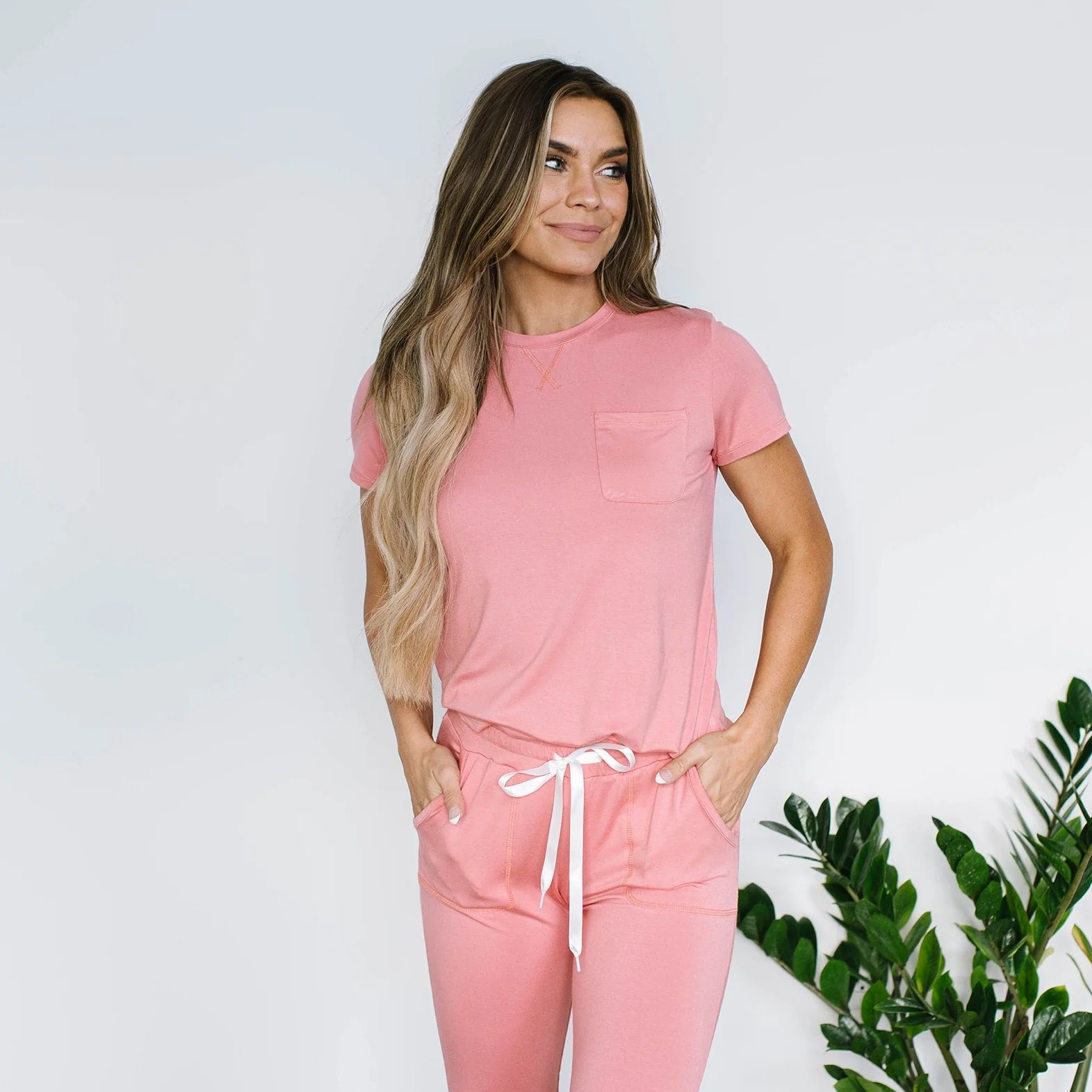Gracie Jogger Set - Desert Rose - Image 4