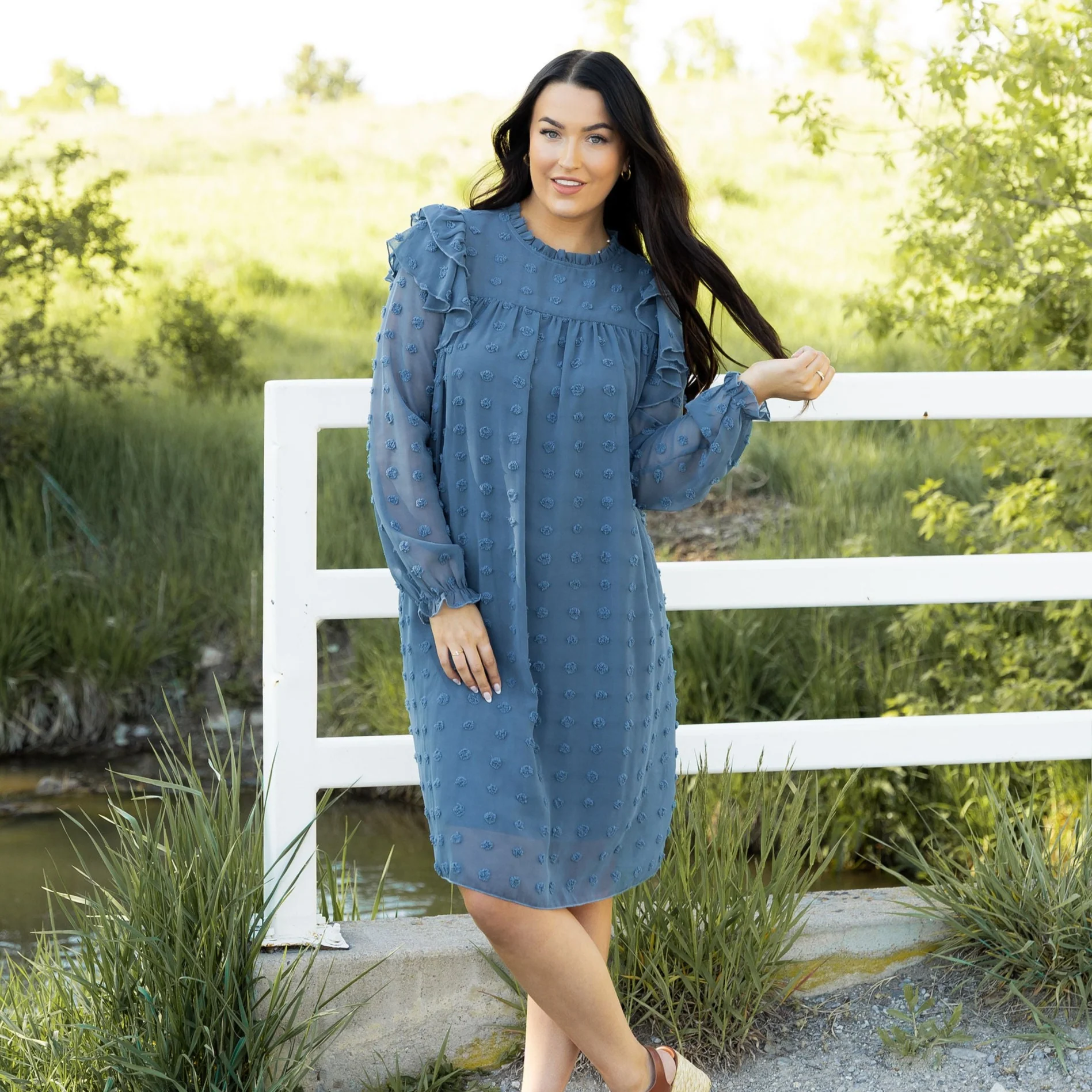 Gwen Dress - Indigo - Image 10