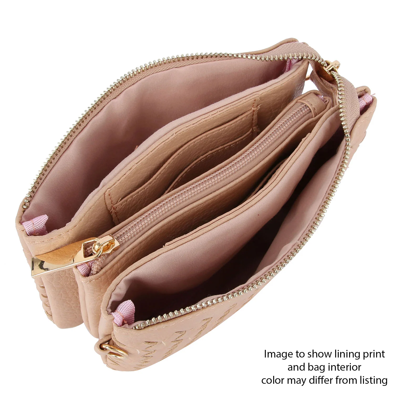 Hannah Crossbody Bag - Gold - Image 5