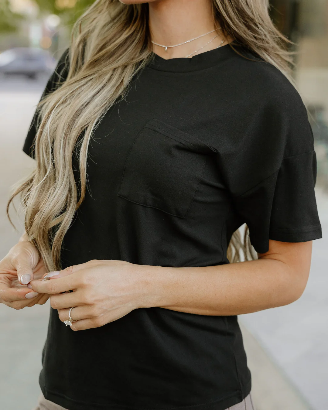 Harper Tee - Black - Image 3