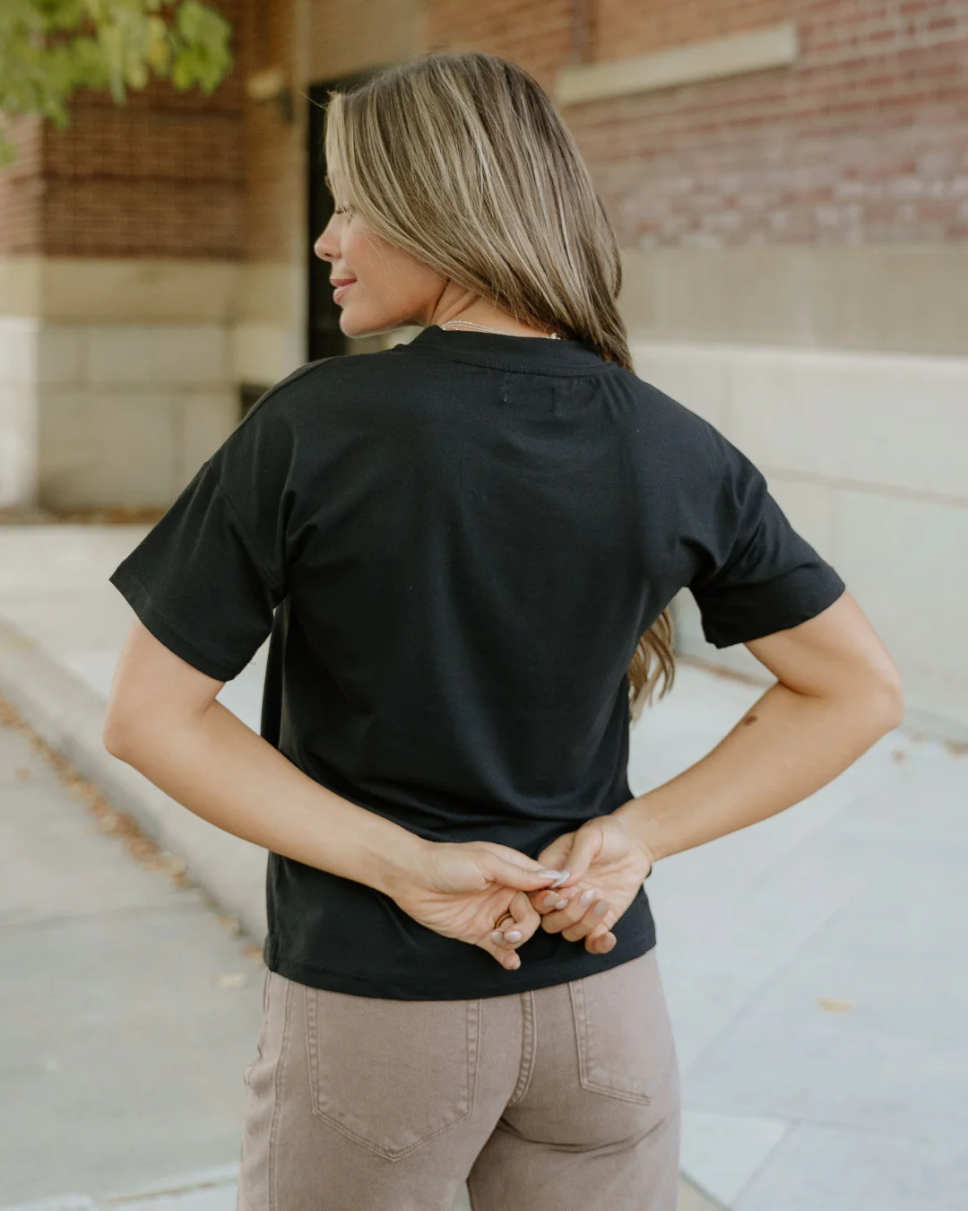 Harper Tee - Black - Image 4