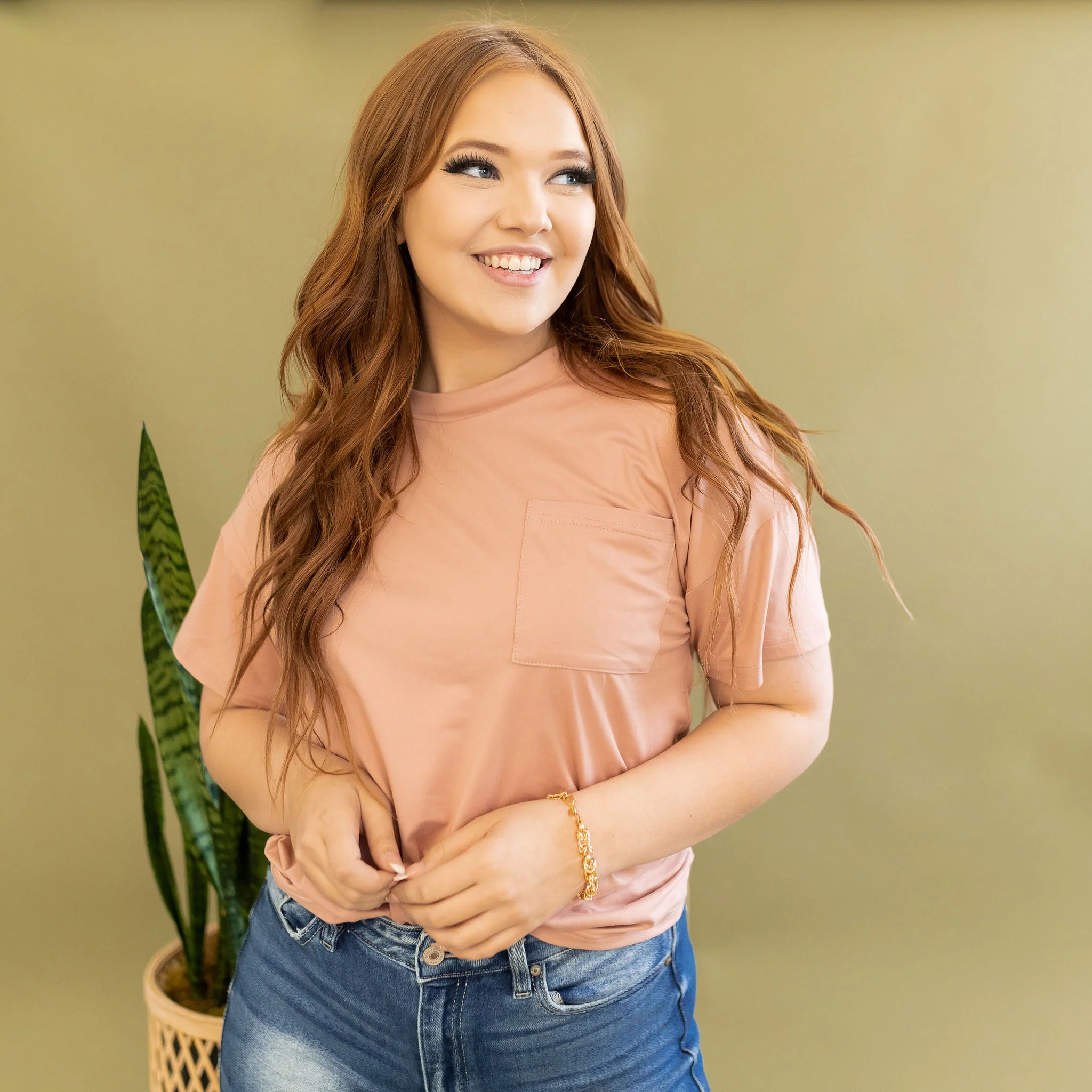 Harper Tee - Blush - Image 5