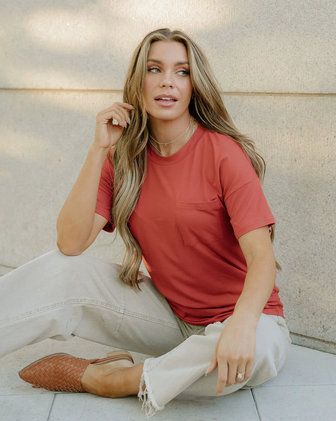 Harper Tee - Lipstick - Image 3