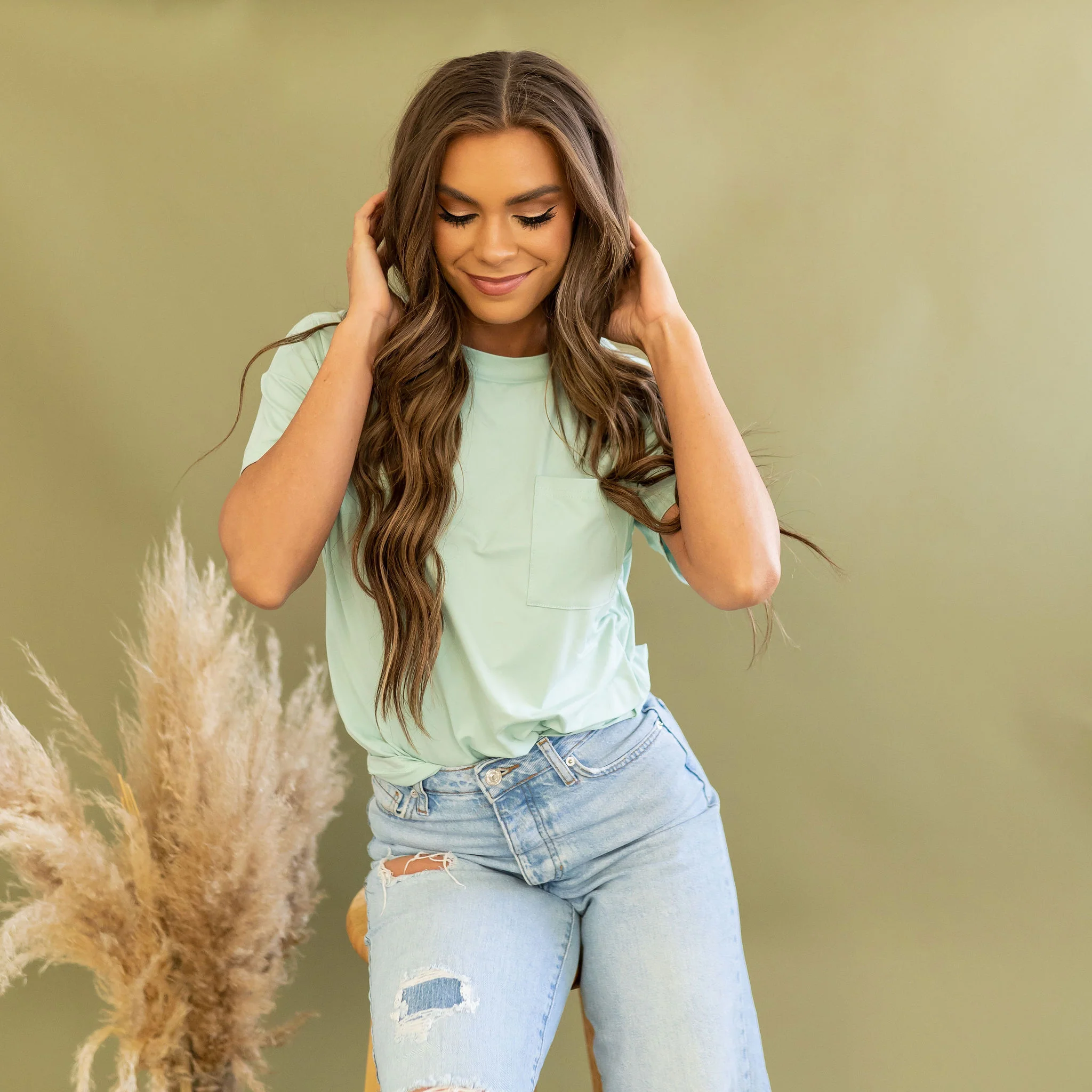 Harper Tee - Mint - Image 8