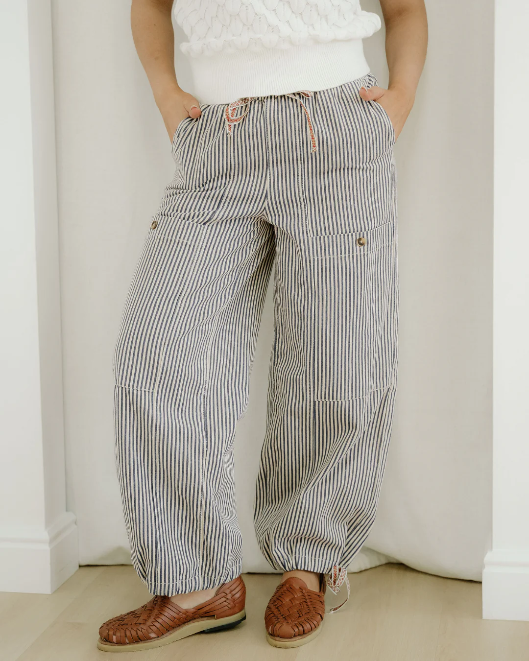 Collins Drawstring Elastic Waist Pants - Image 5
