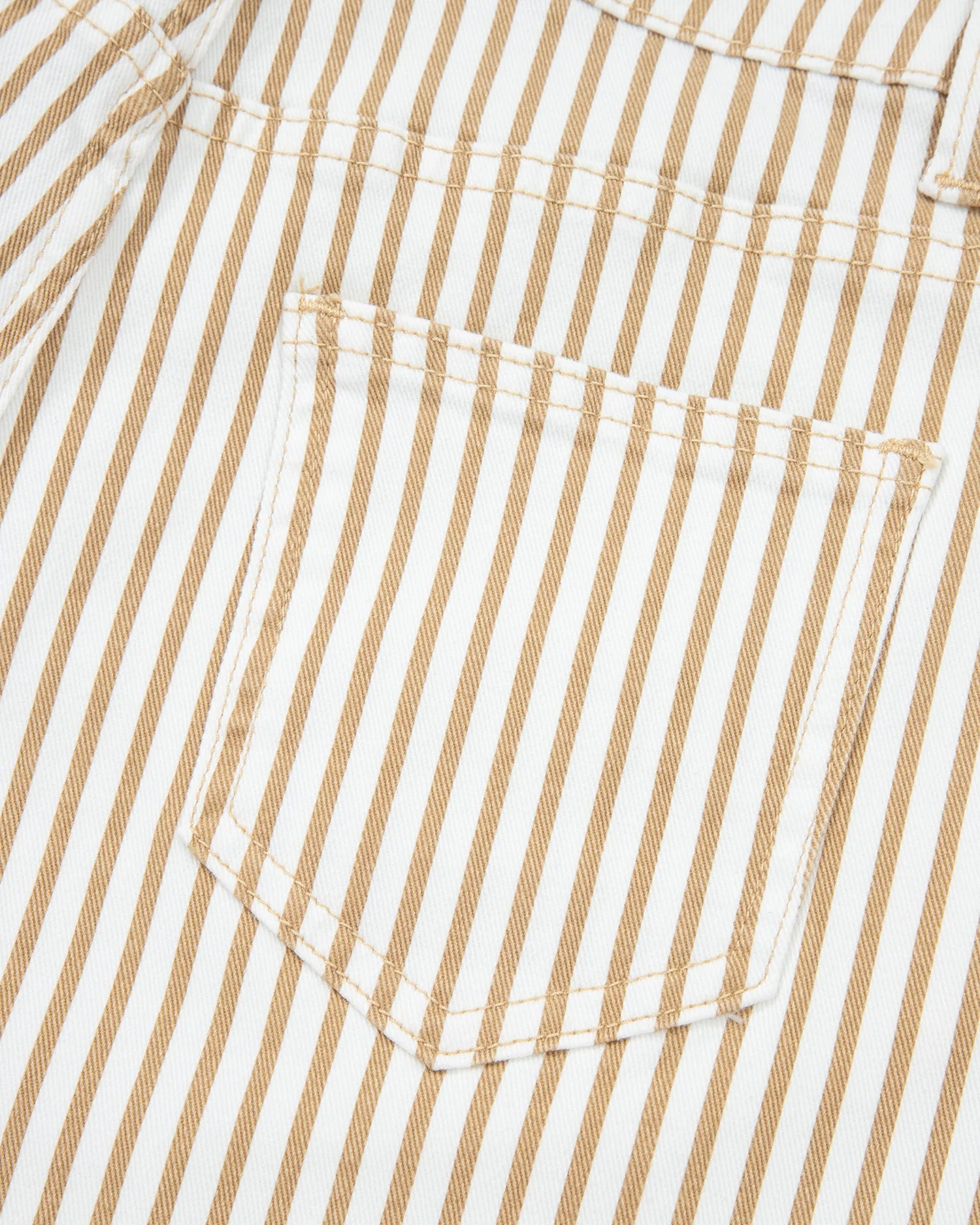 Lennox Stripe Casual Barrel Jeans - Khaki - Image 7