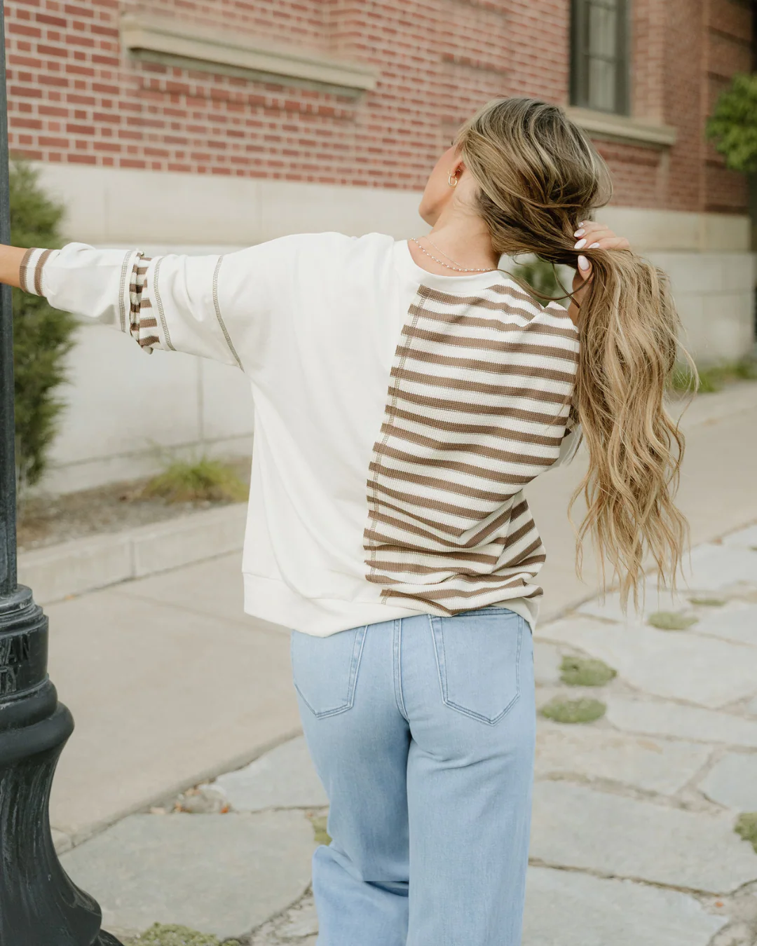 Bennie Top - Brown - Image 7