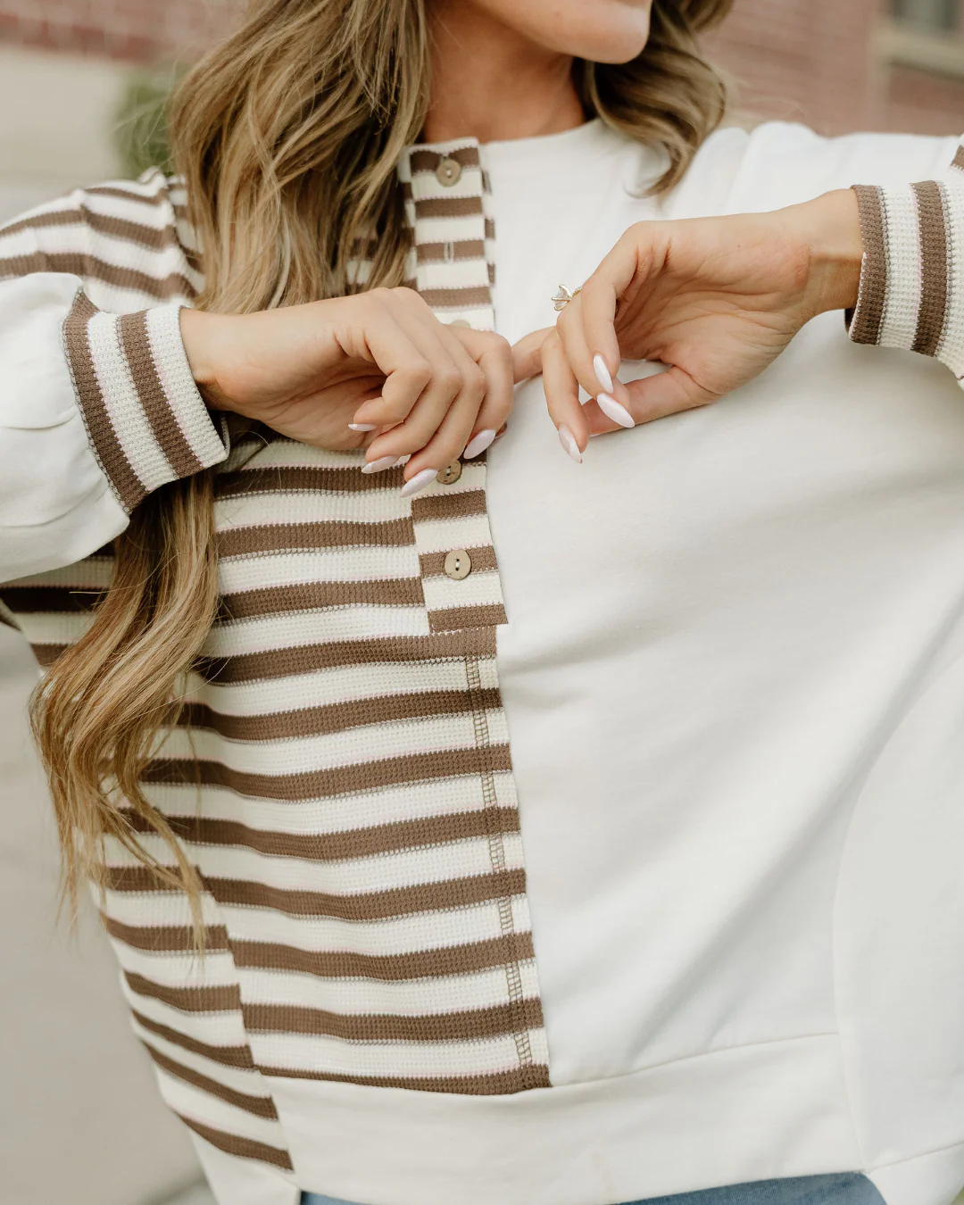 Bennie Top - Brown - Image 5