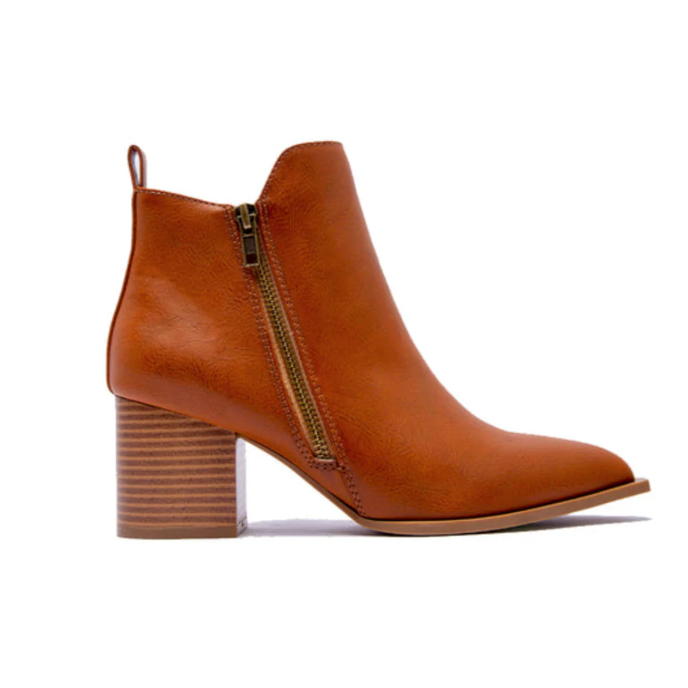 Lennox Bootie - Cognac - Image 3