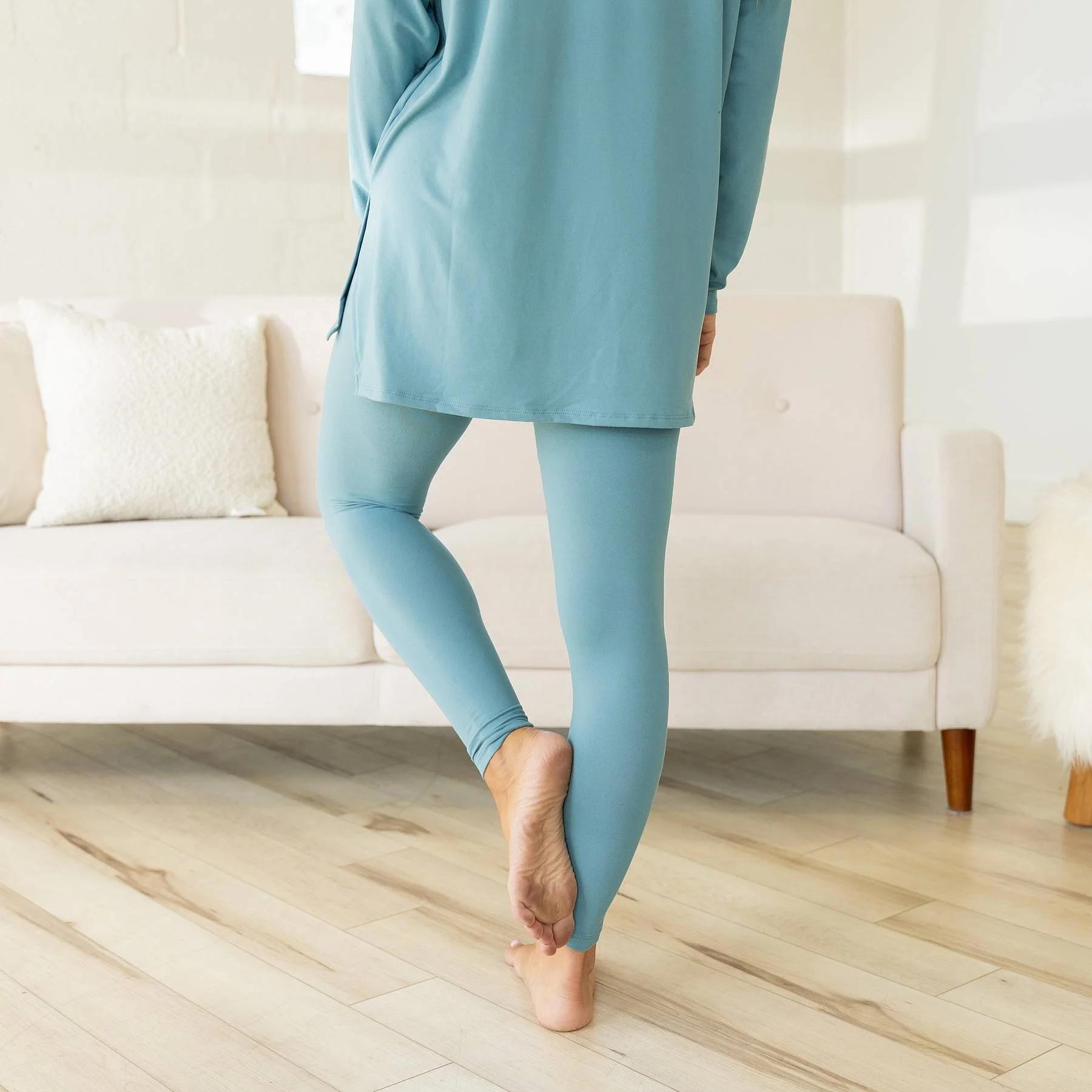 Maddie Microfiber Set - Dusty Teal - Image 7