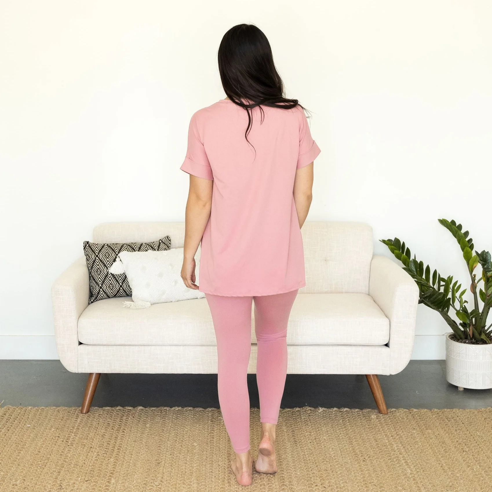 Maddie Microfiber Set - Light Rose - Image 6
