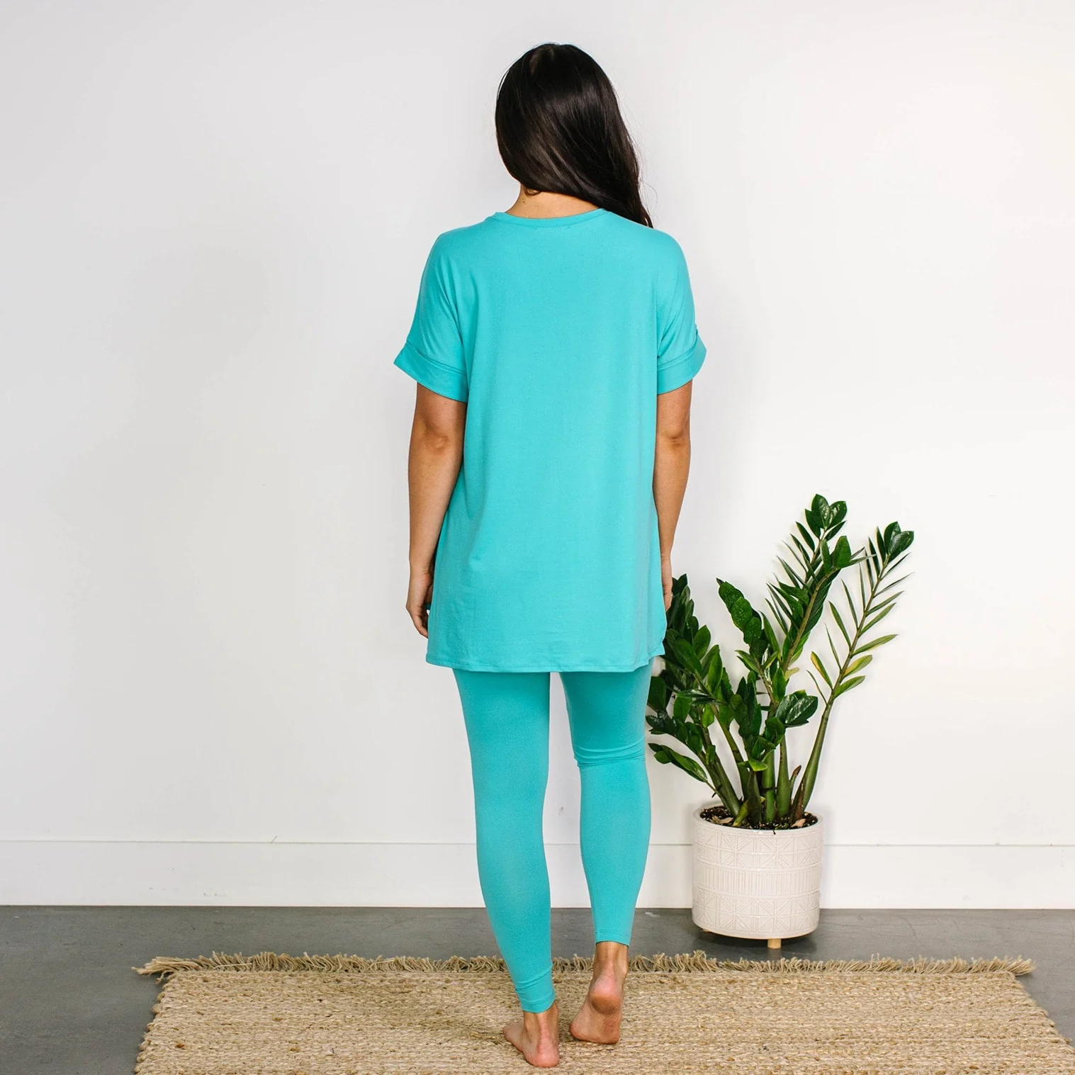 Maddie Microfiber Set - Turquoise - Image 7