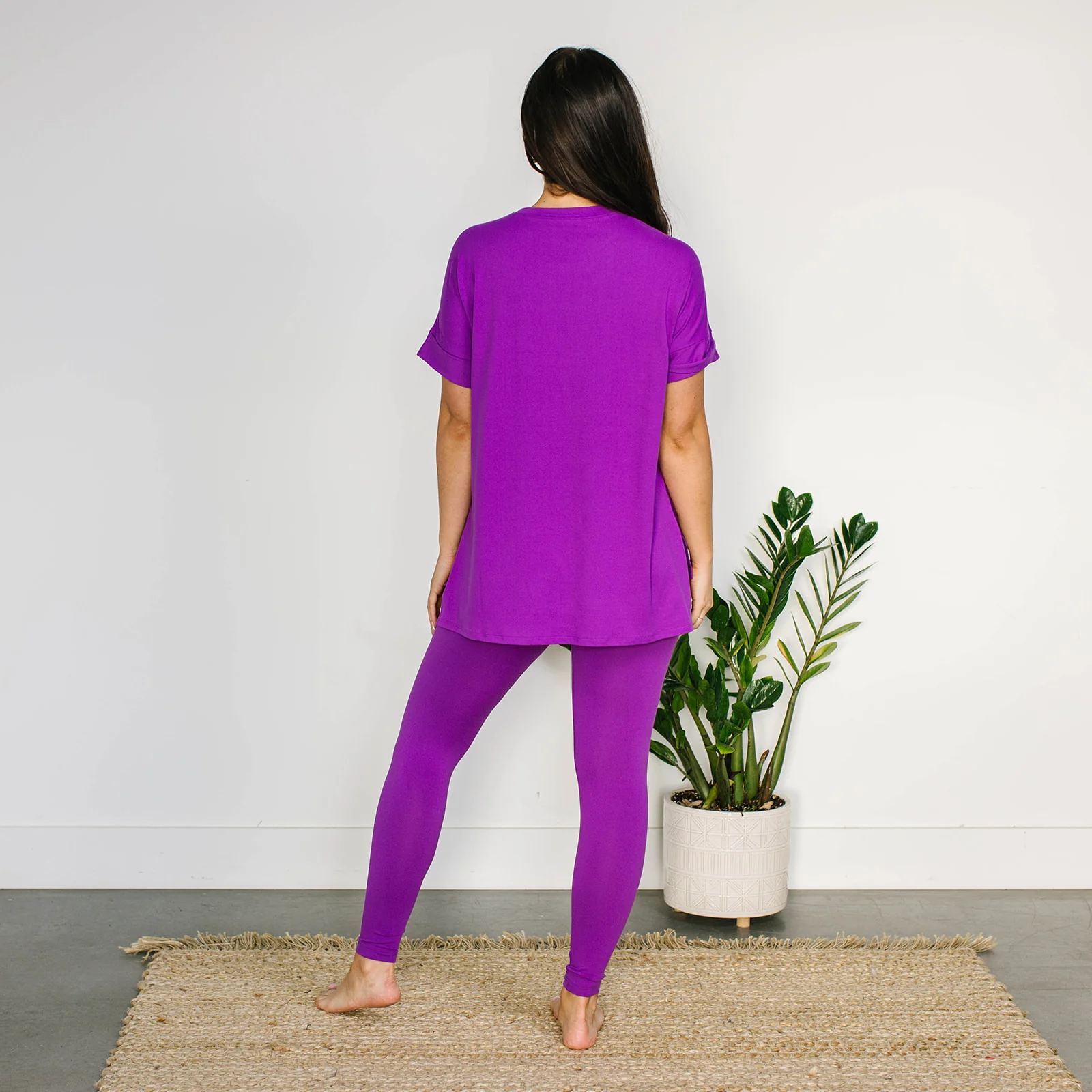 Maddie Microfiber Set - Violet - Image 10