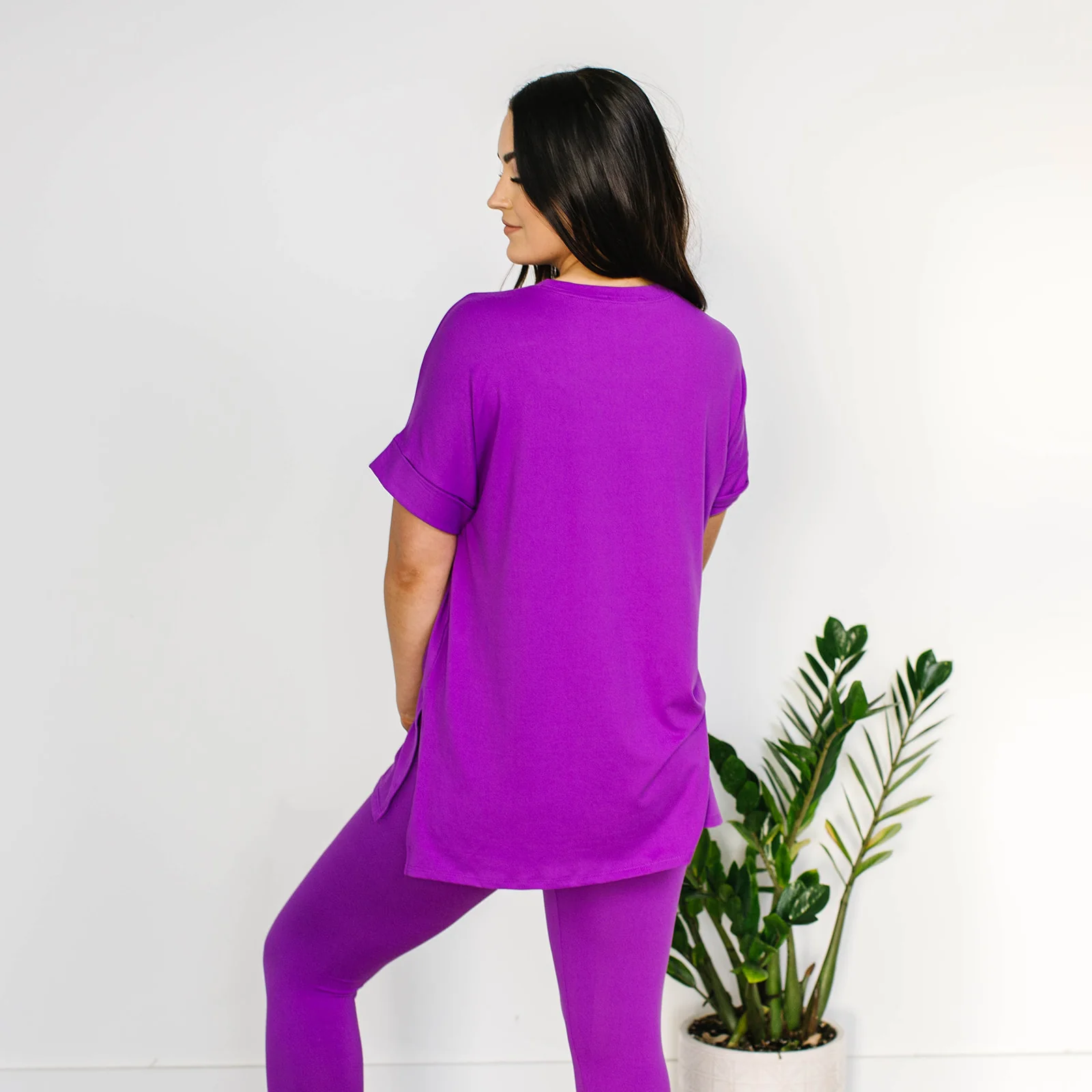 Maddie Microfiber Set - Violet - Image 7