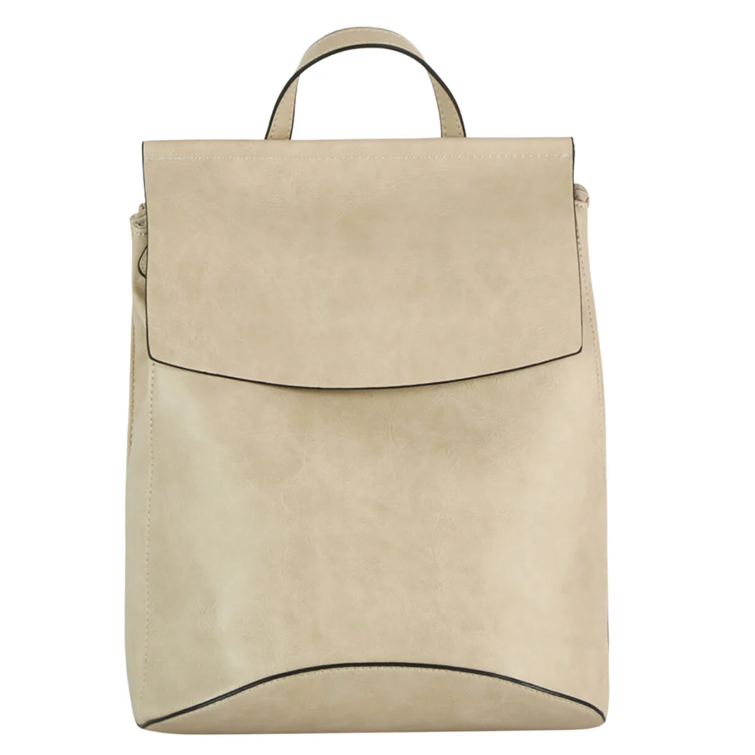 Marlowe Convertible Backpack - Cream - Image 3
