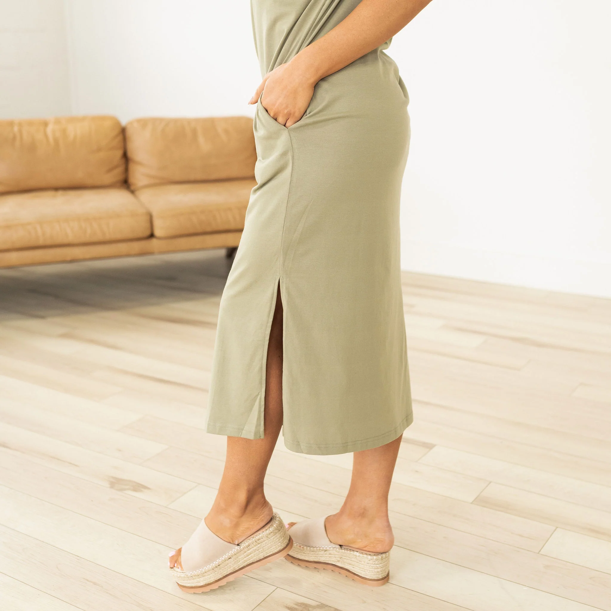 Mia Maxi Dress - Sage - Image 5